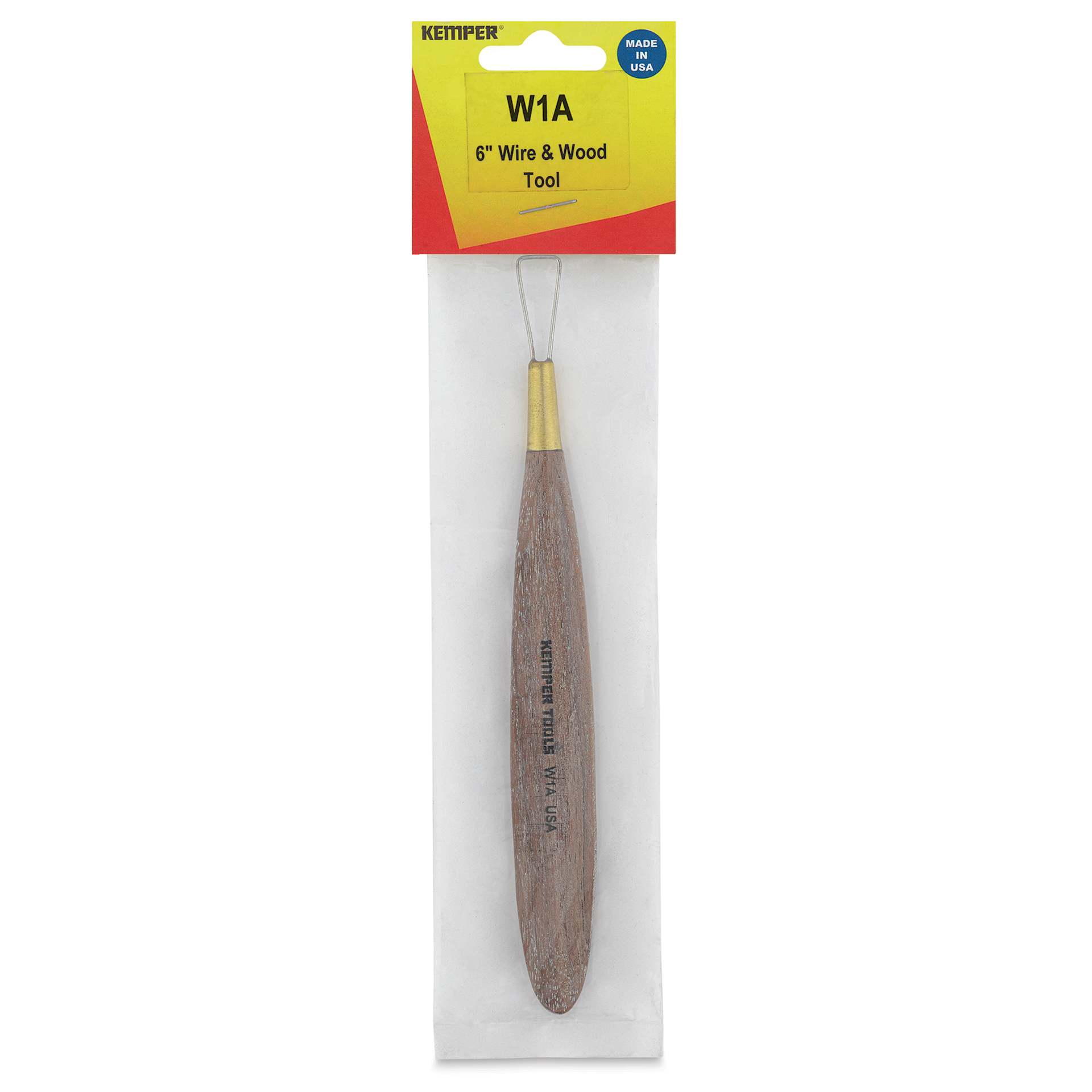 Kemper Wire and Wood Tool - W1A, 6" front of packaging