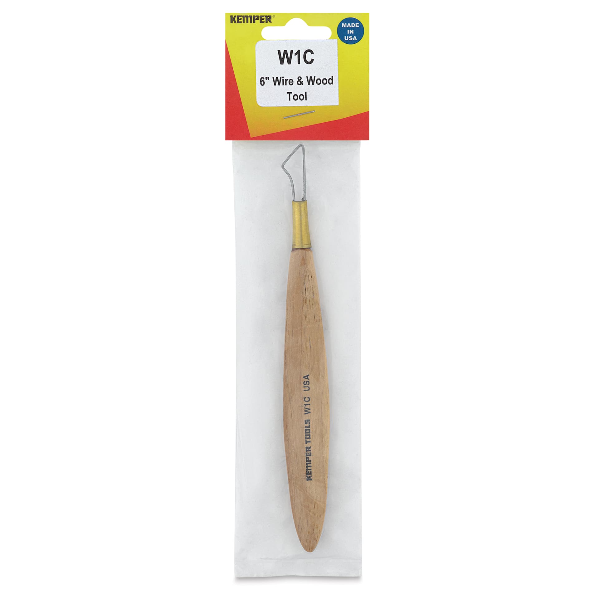 Kemper Wire and Wood Tool - W1C, 6" front of packaging