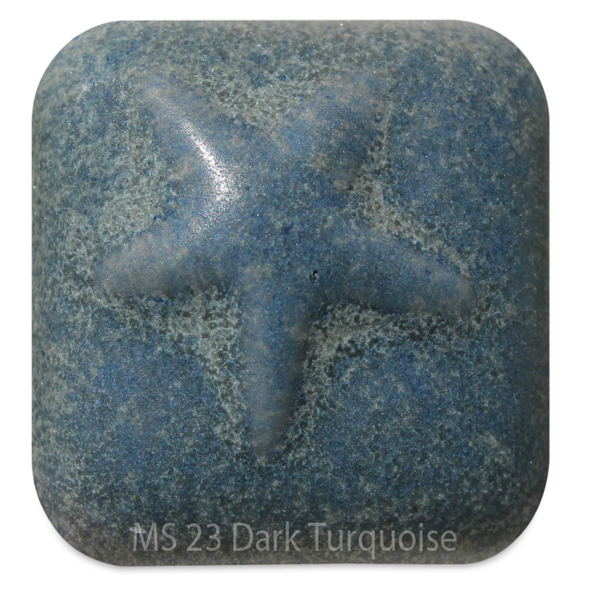 Laguna Moroccan Sand Glaze - MS-23 Dark Turquoise Matte, Pint
