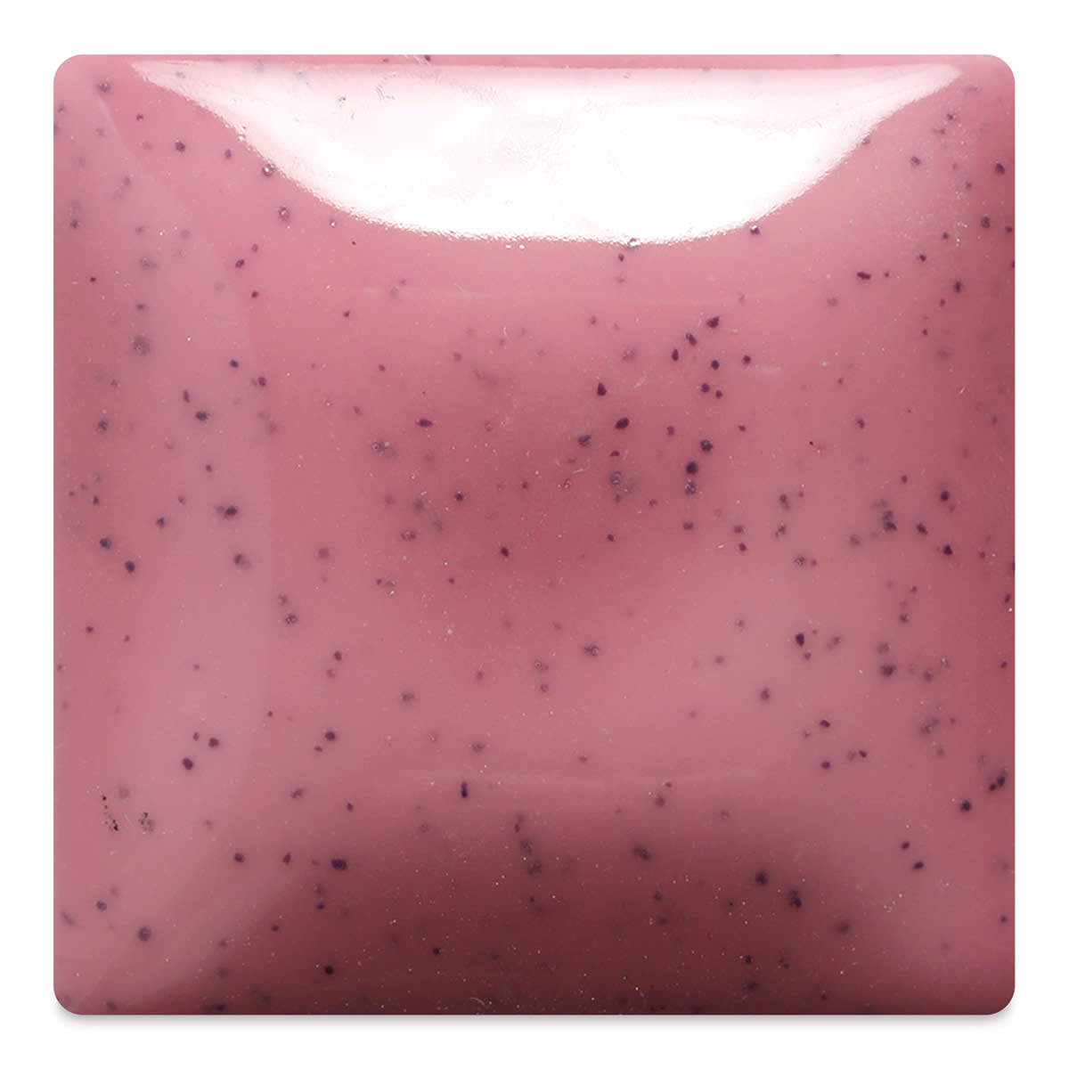 Mayco Speckled Stroke & Coat Glaze - Speckled Pink-A-Dot, fired at cone 06 oxidation