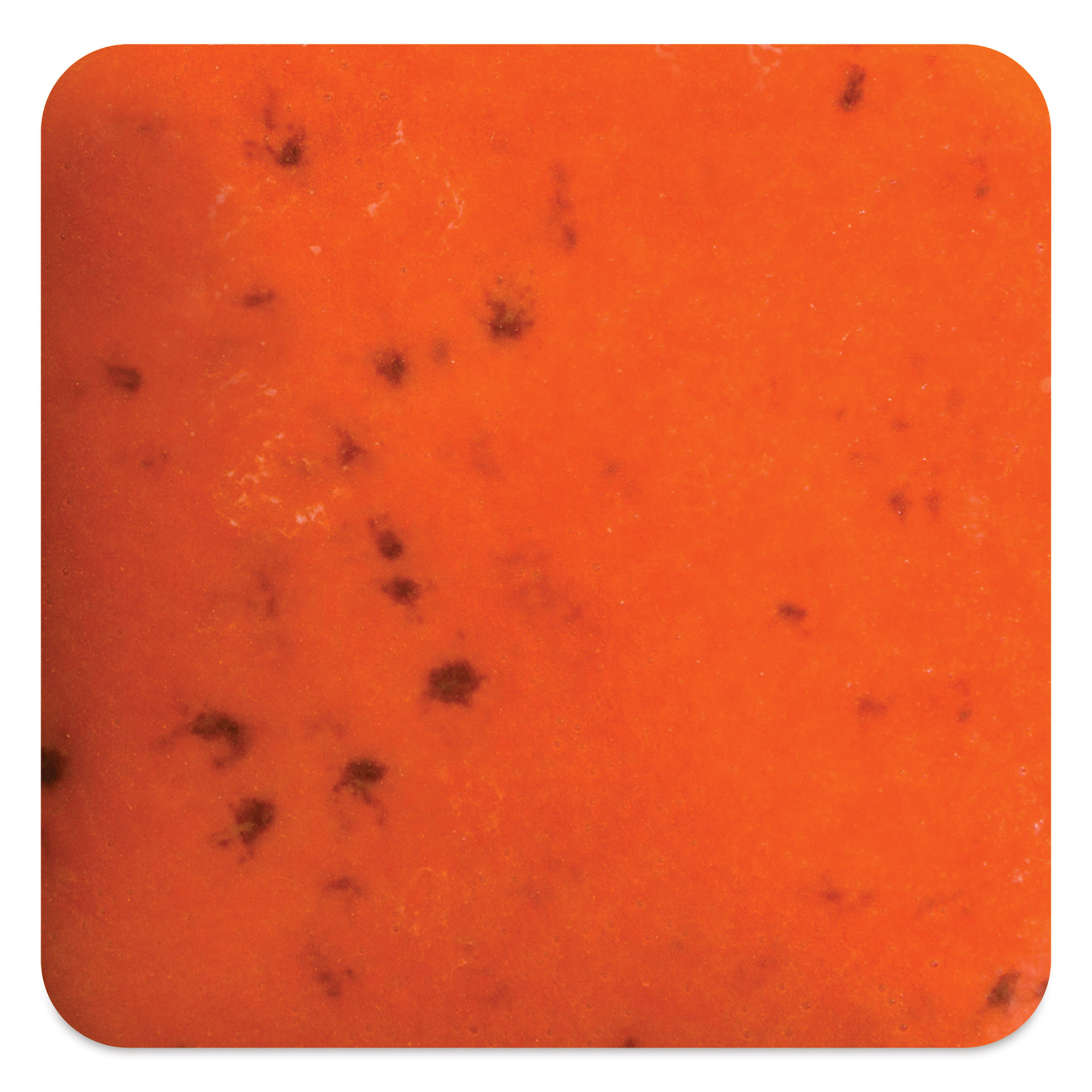 Mayco Speckled Stroke & Coat Glaze - Speckled Orange-A-Peel, fired at cone 6 oxidation