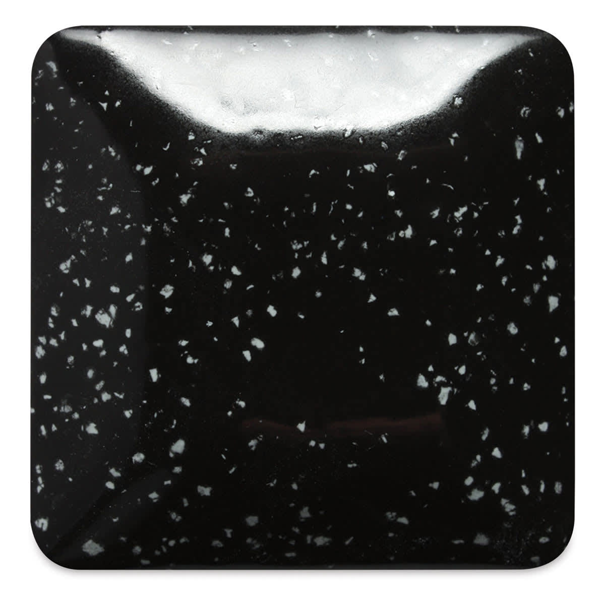 Mayco Speckled Stroke & Coat Glaze - Speckled Tuxedo, fired at cone 06 oxidation