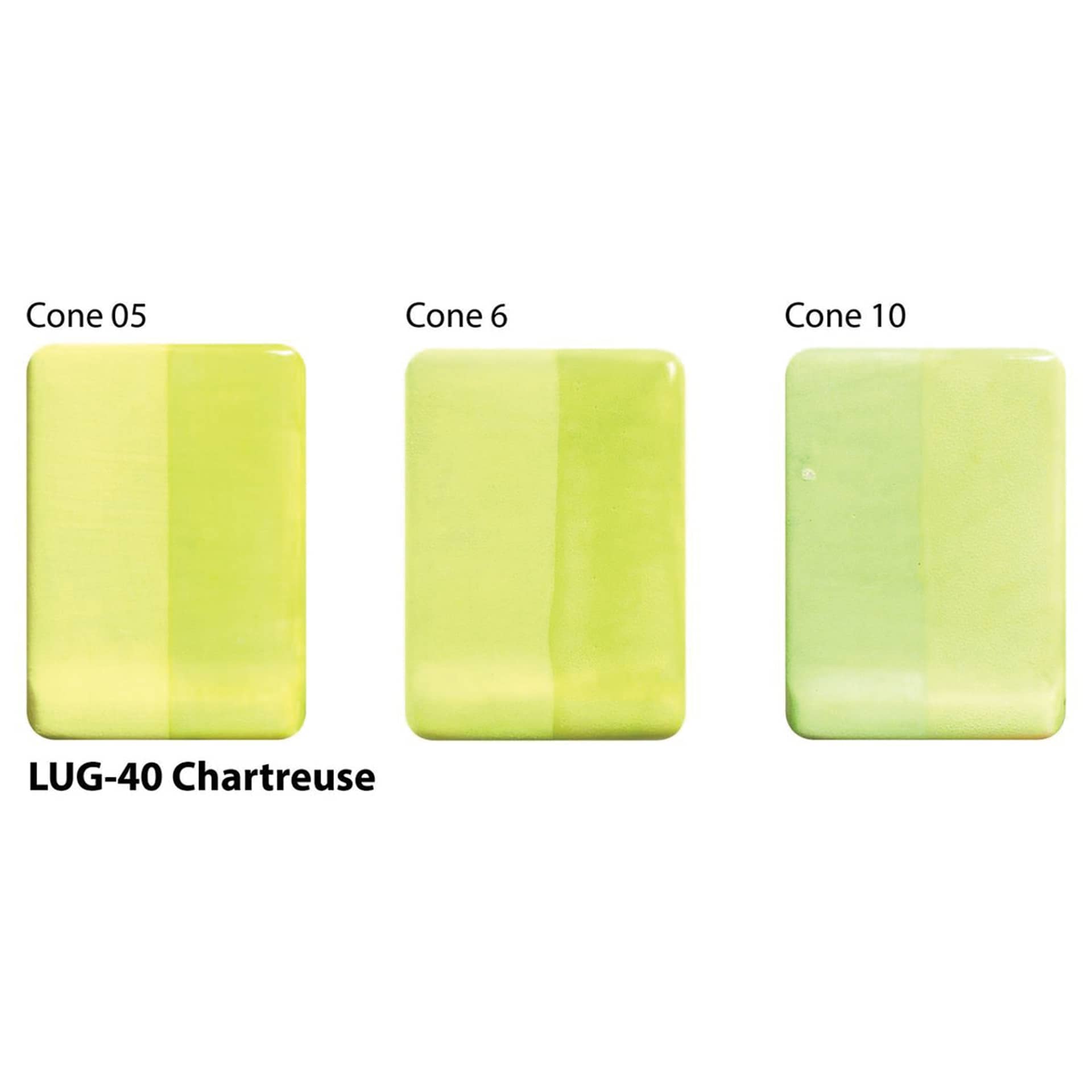 Chartreuse Amaco LUG Liquid Underglaze fired to Cone 05, Cone 6, and Cone 10.