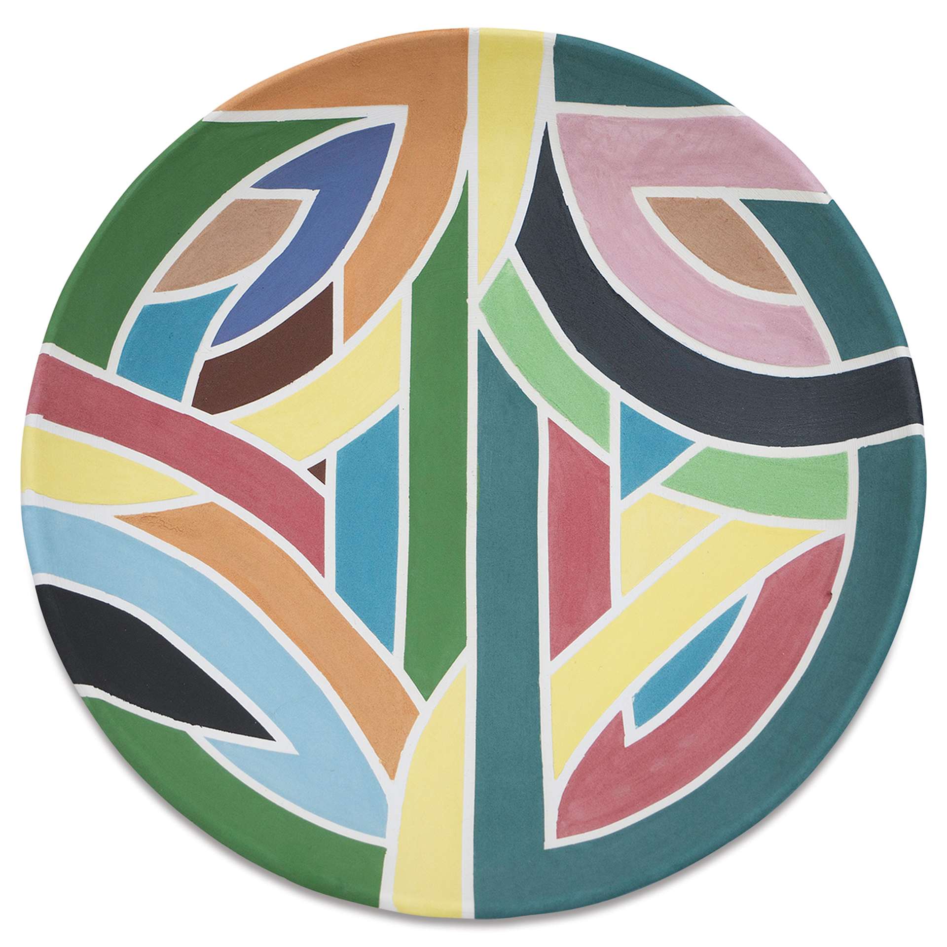 Plate glazed with Amaco LUG Liquid Underglaze.