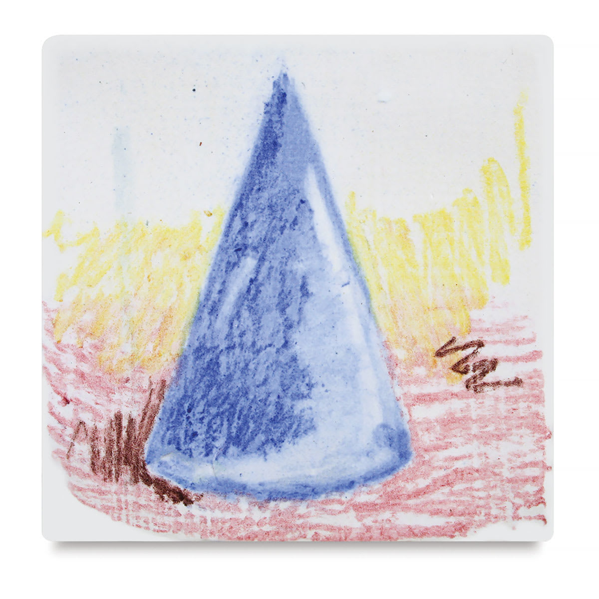 Amaco Underglaze Chalk Crayons color example of cone design