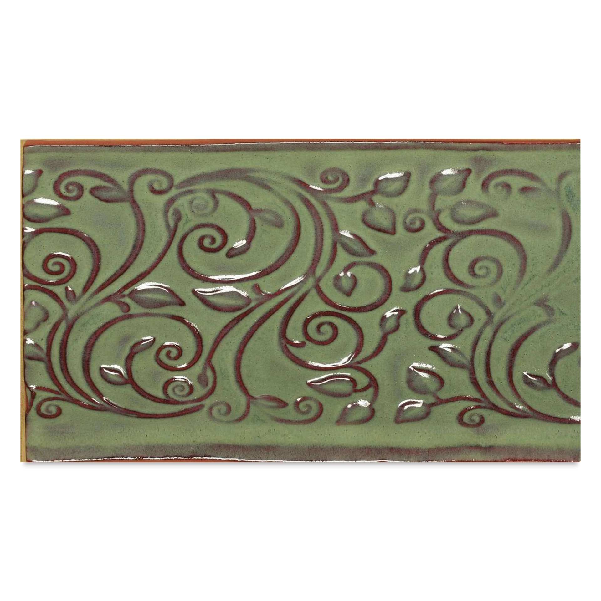 Amaco Opalescent Glaze - Moss Green