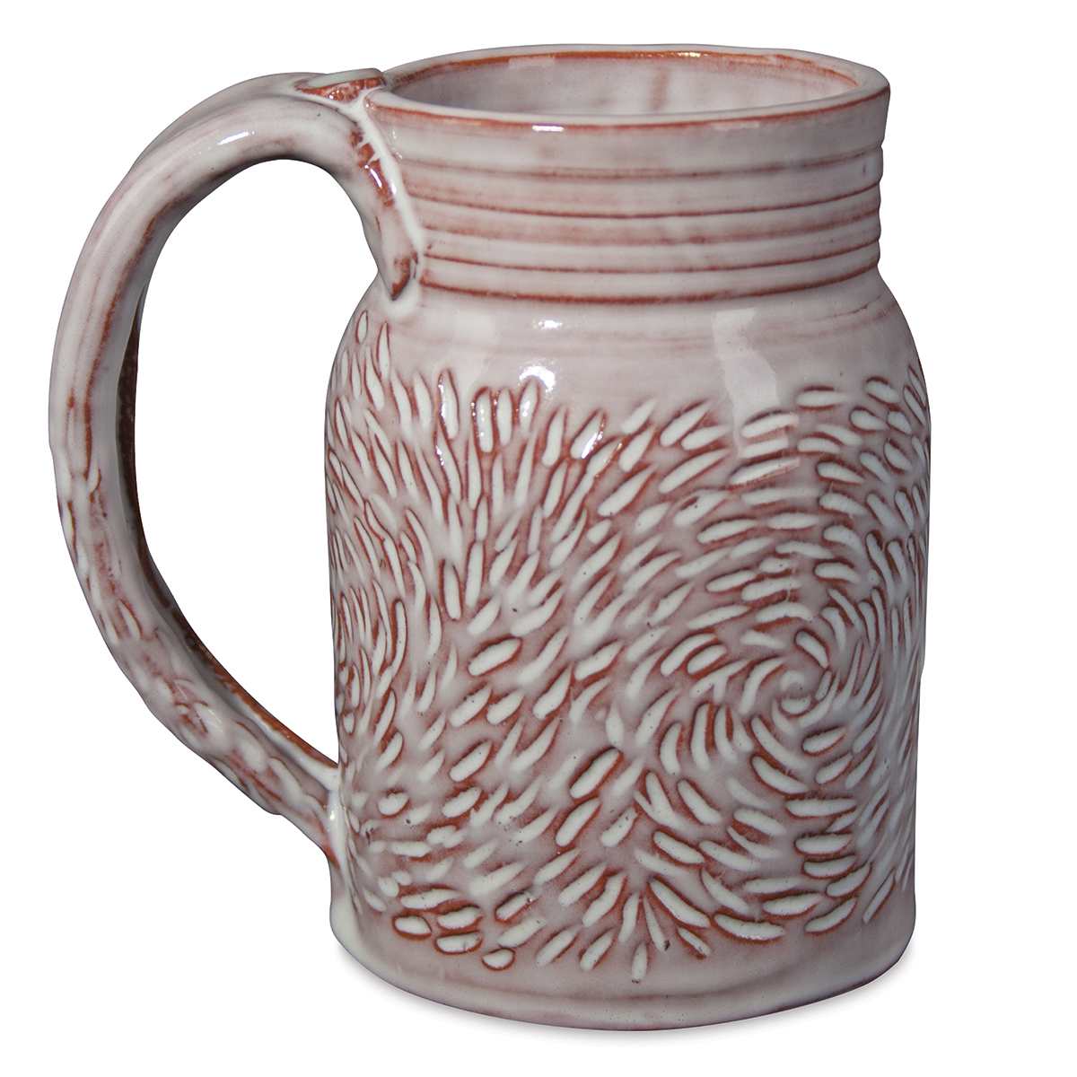 Amaco Low-Fire Opalescent - Example of Fired Glaze Pitcher