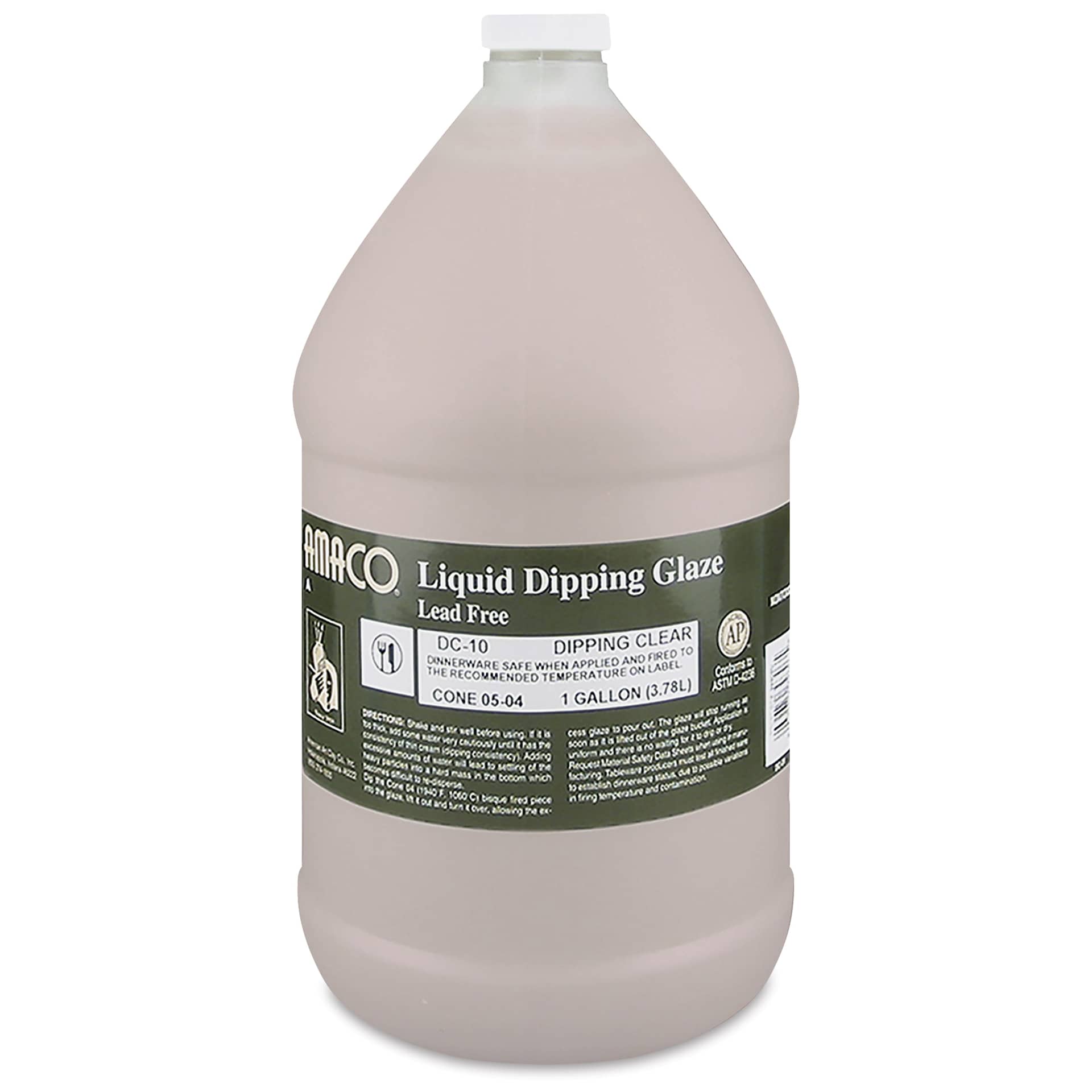 Amaco Dipping Glaze - Clear, Gallon