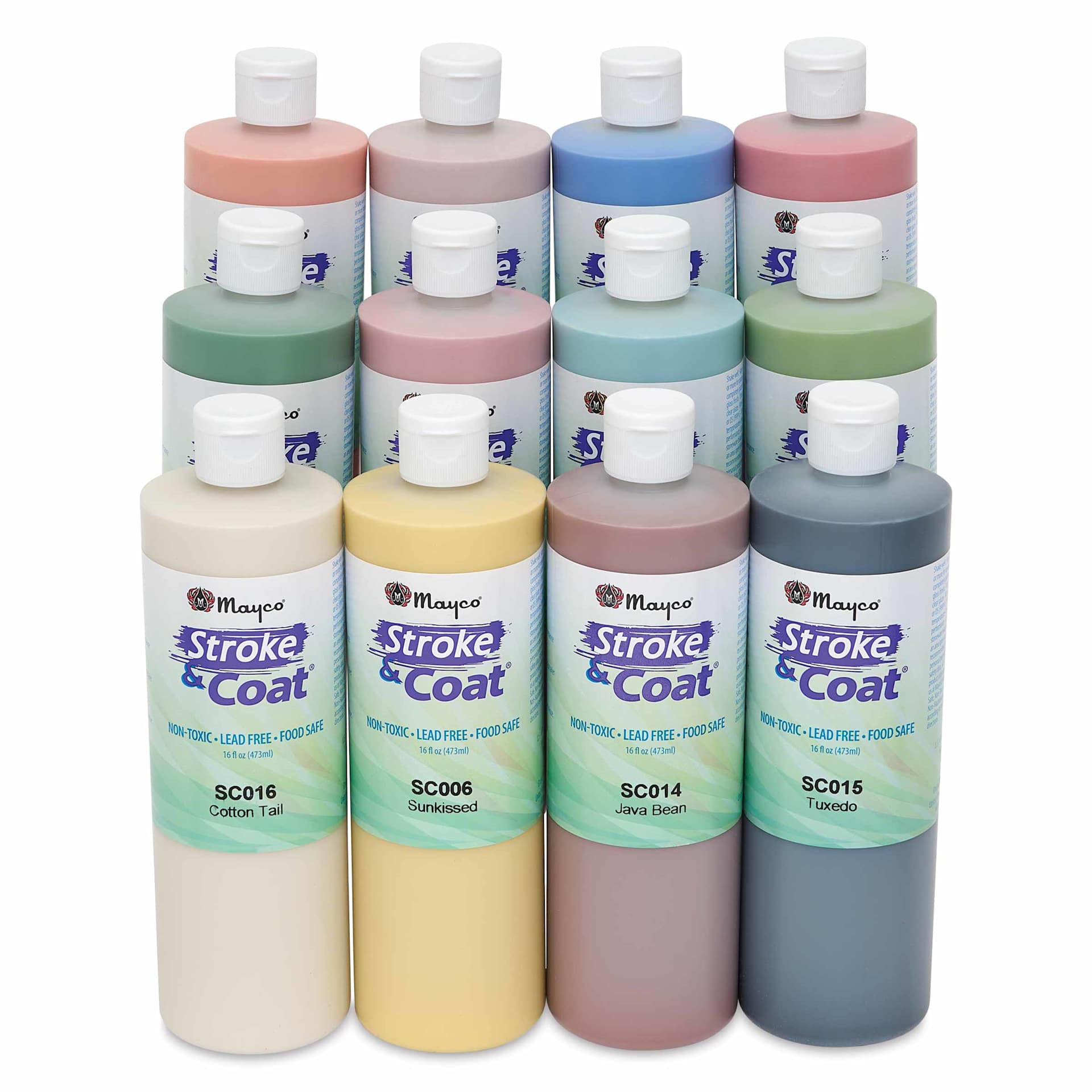 Mayco Stroke & Coat Wonderglaze Kit - Bottle, 16 oz, Wonderglaze Kit 1