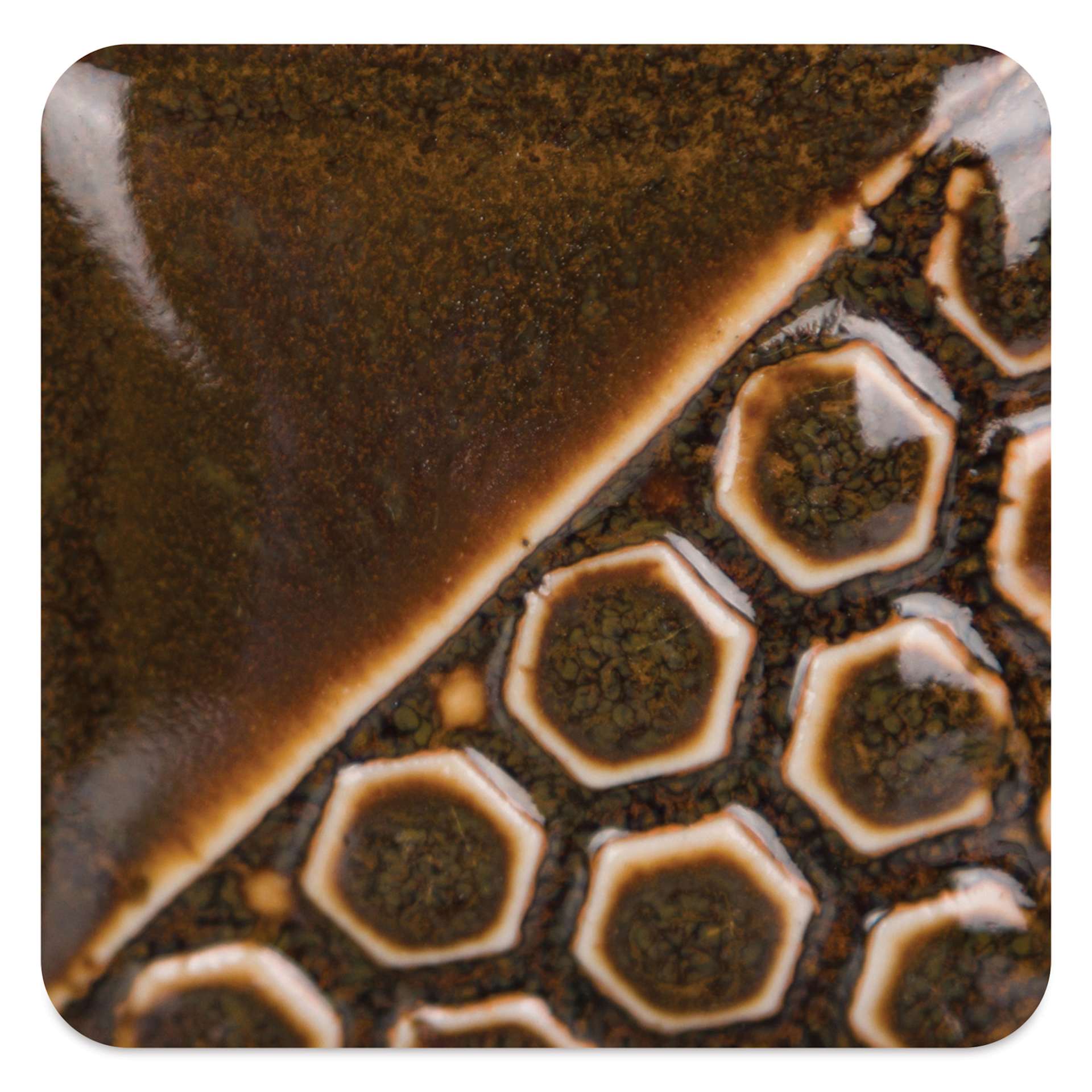 Mayco Elements Glaze - Cactus Flower, fired at cone 10 reduction