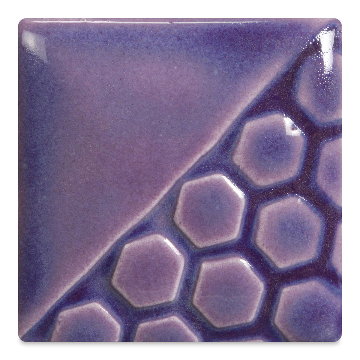 Mayco Elements Glaze - Lavender Flower, fired at cone 06 oxidation