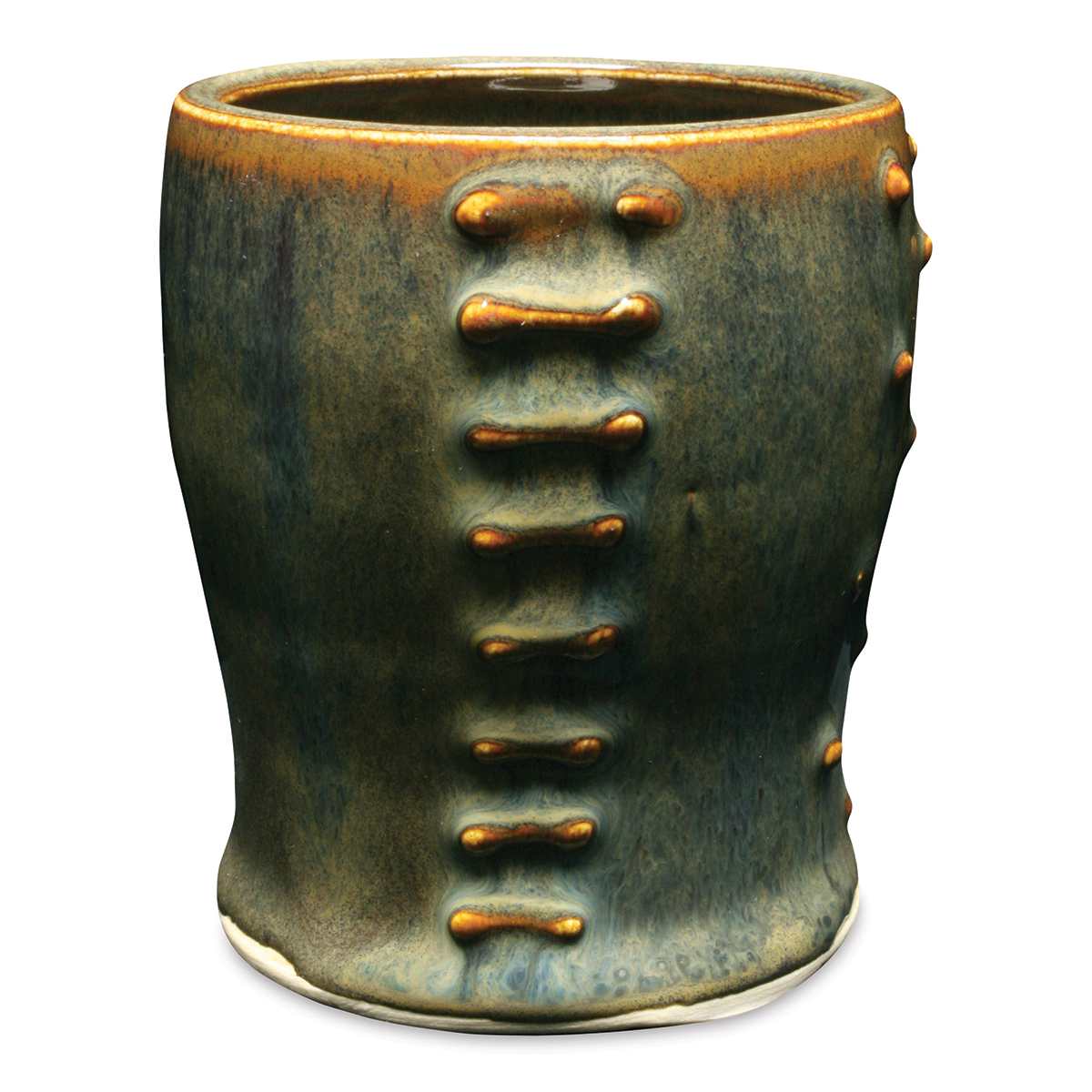 Amaco Potter's Choice Glaze - Iron Lustre - finished pottery example
