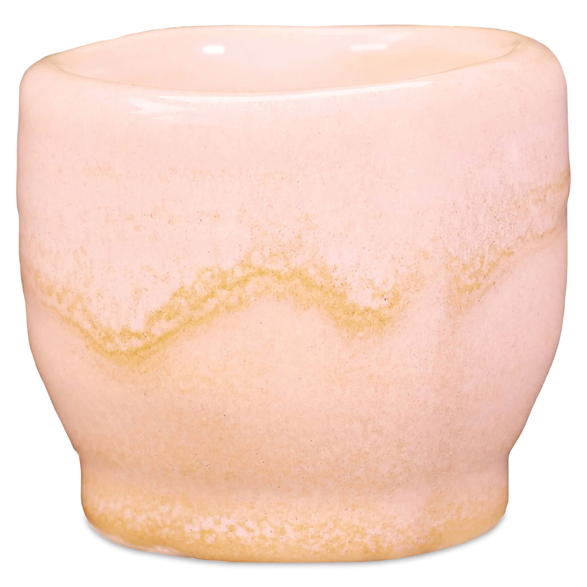 Amaco Potter's Choice Flux Glaze - Pint, Flux Blossom finished bowl example