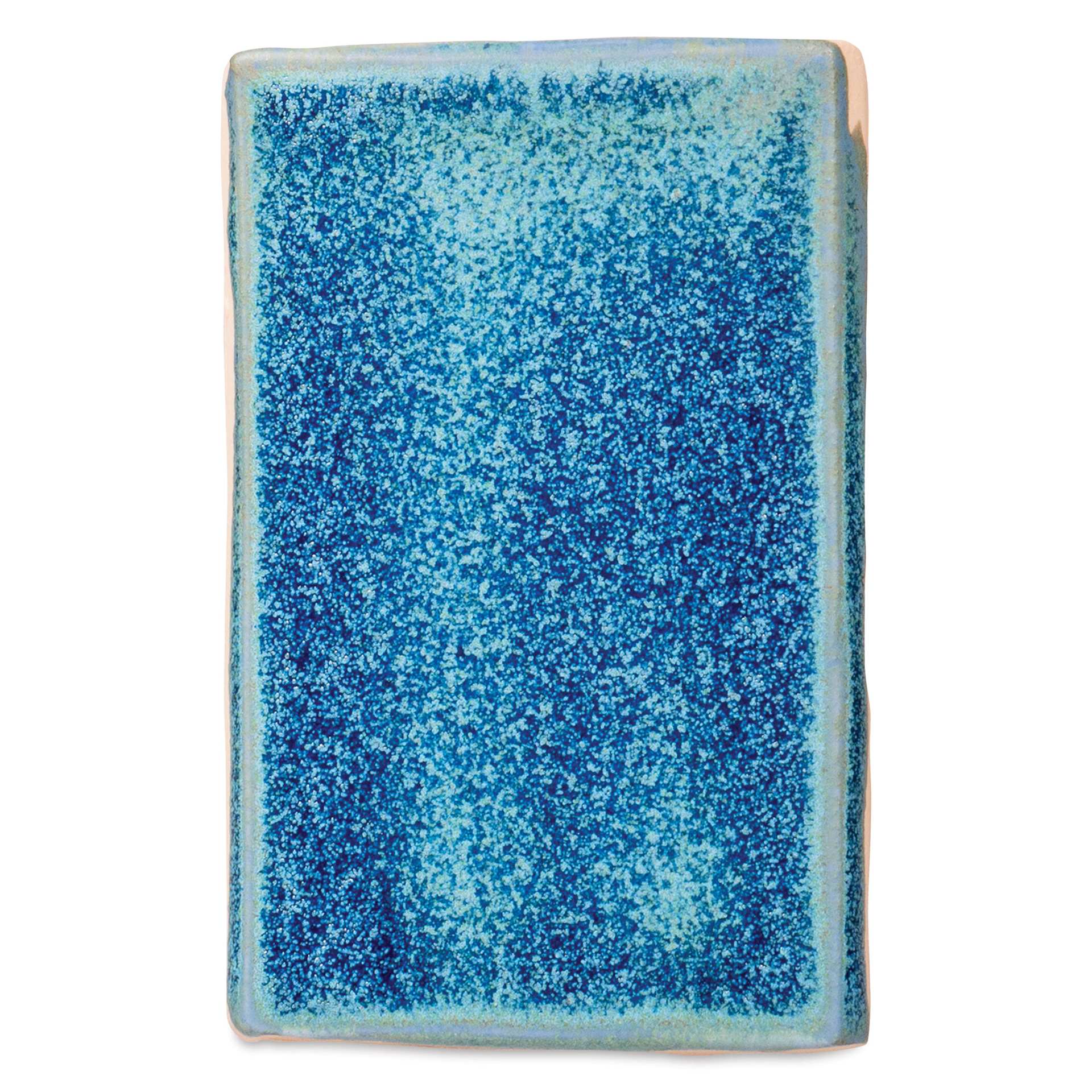 Amaco Potter's Choice Glaze - Tuscan Blue three coats fired to cone 5 oxidation
