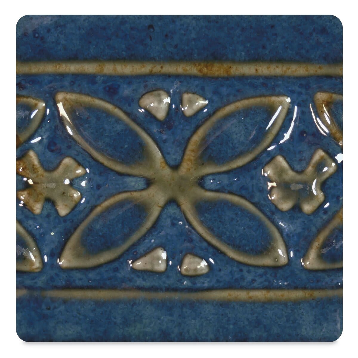 Amaco Potter's Choice Glaze - Sapphire Float - swatch