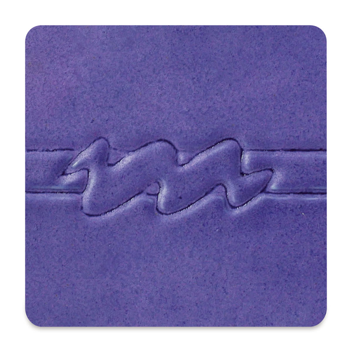 Amaco Potter's Choice Glaze - Purple Crystal. Color sample in purple.