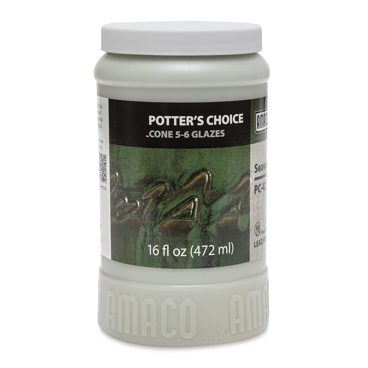 Amaco Potter's Choice Glaze - Seaweed, Pint - front of packaging
