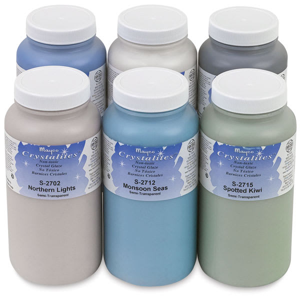 Mayco- Crystalite Class Pack #1, Pint, Set of 6 out of packaging