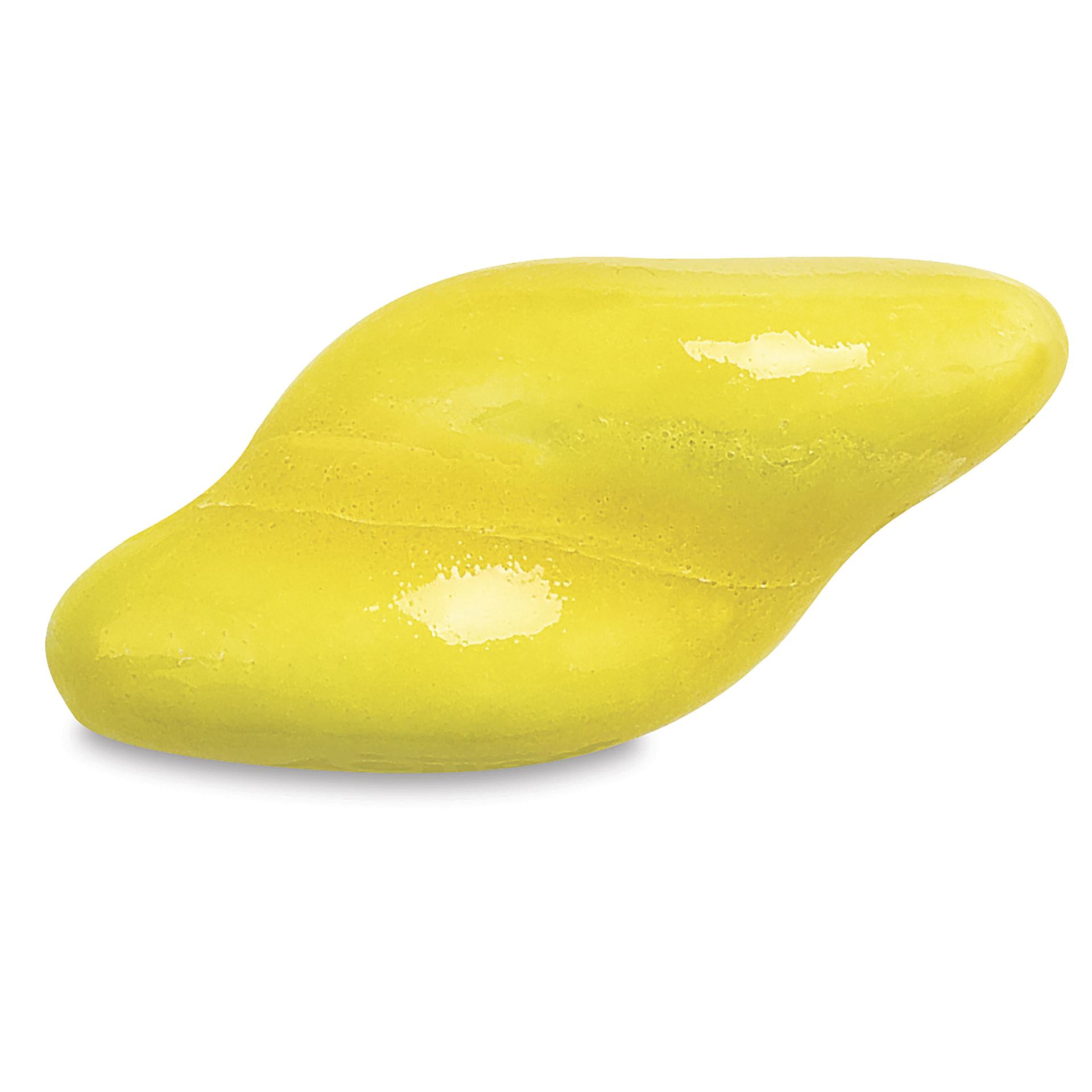 Speedball Earthenware Glaze - Yellow - finished example