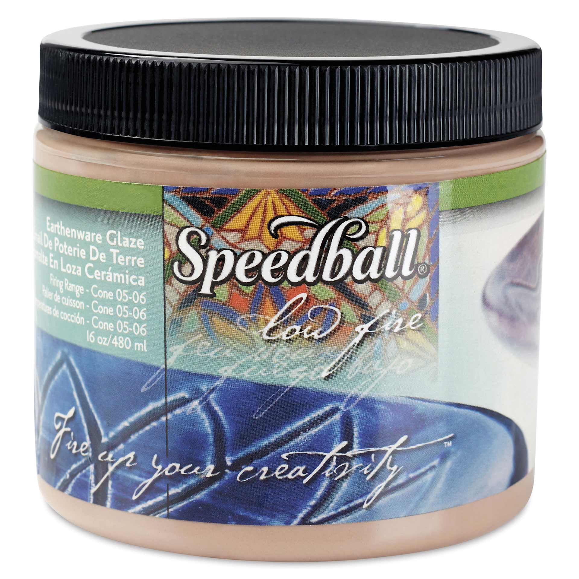 Speedball Earthenware Glaze - 16 oz, Brown