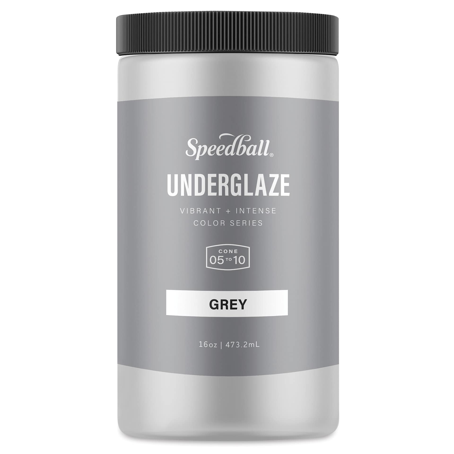 Speedball Ceramic Underglaze - Gray, Opaque, 16 oz