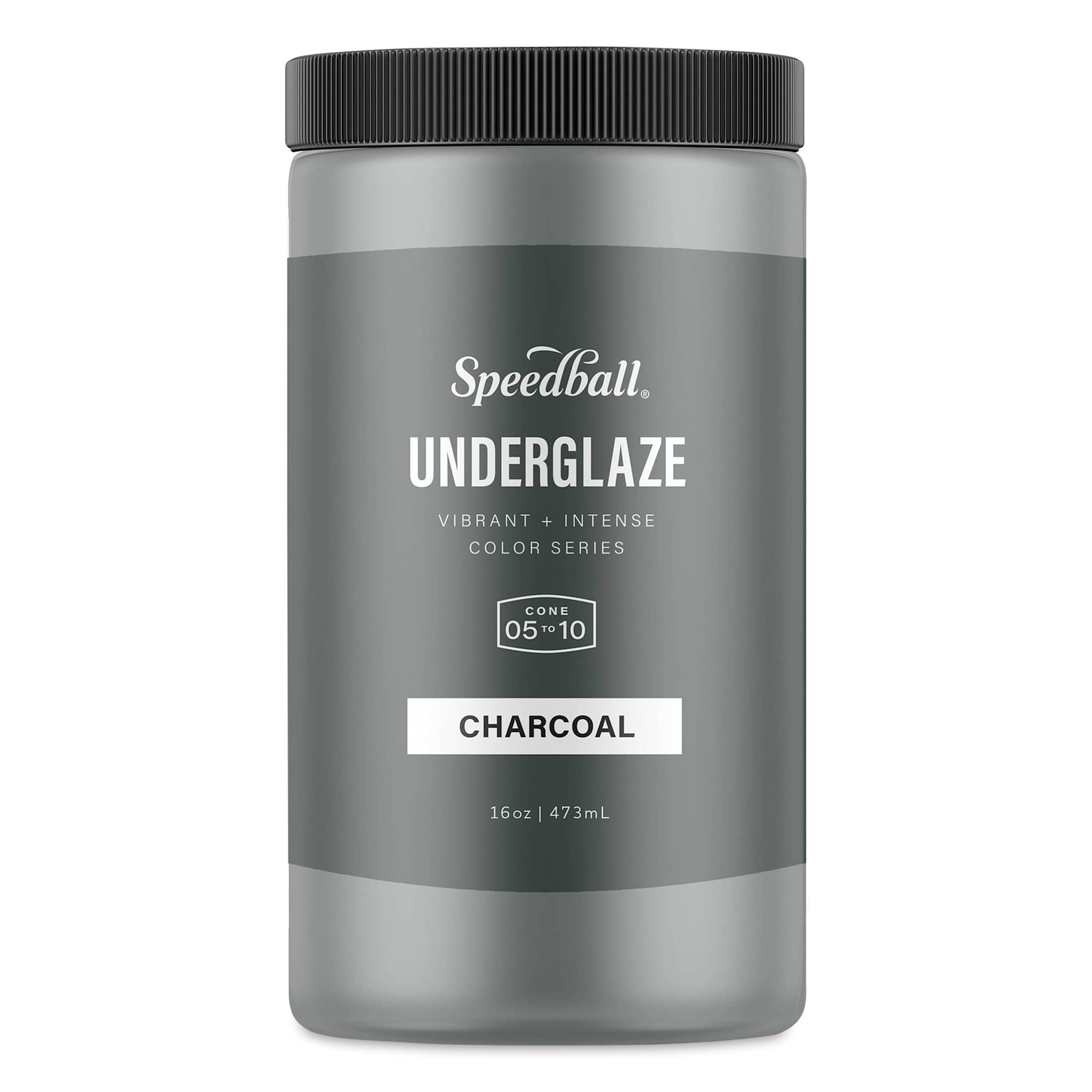 Speedball Ceramic Underglaze - Charcoal, 16 oz