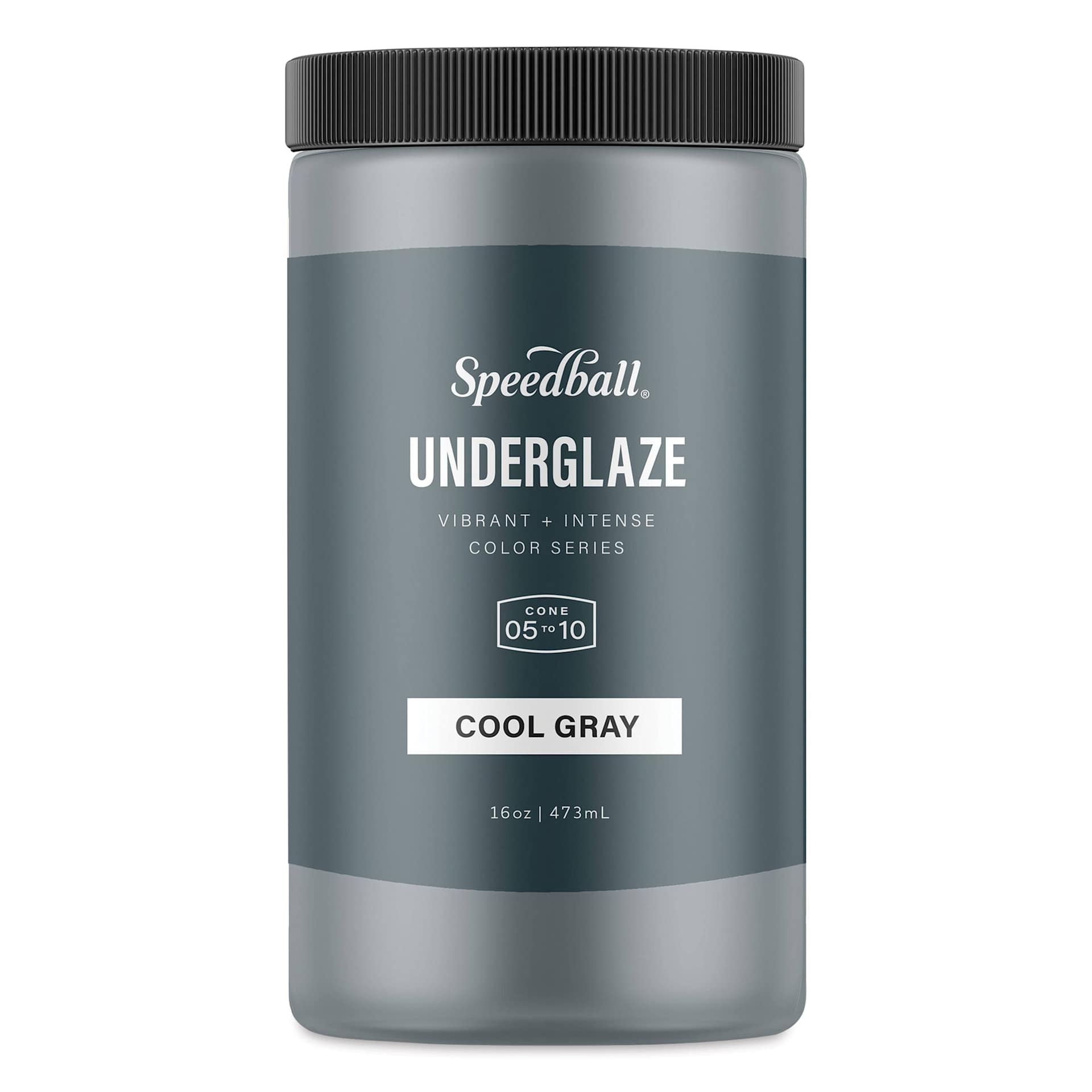 Speedball Ceramic Underglaze - Cool Gray, 16 oz