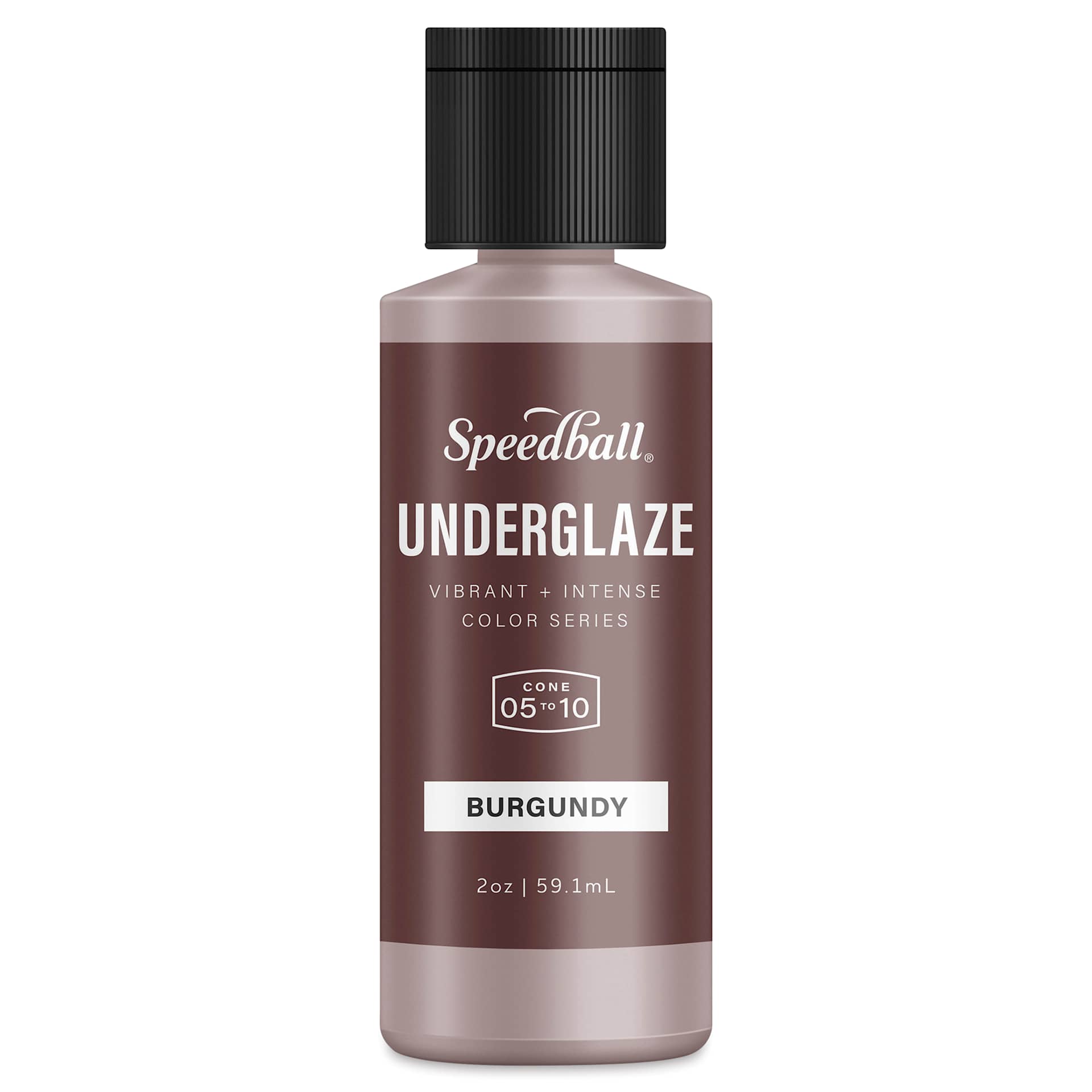 Speedball Ceramic Underglaze - Burgundy, Opaque, 2 oz