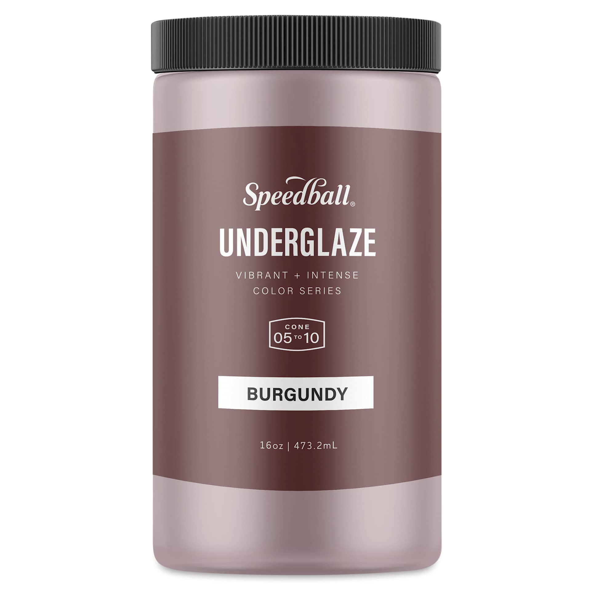 Speedball Ceramic Underglaze - Burgundy, Opaque, 16 oz