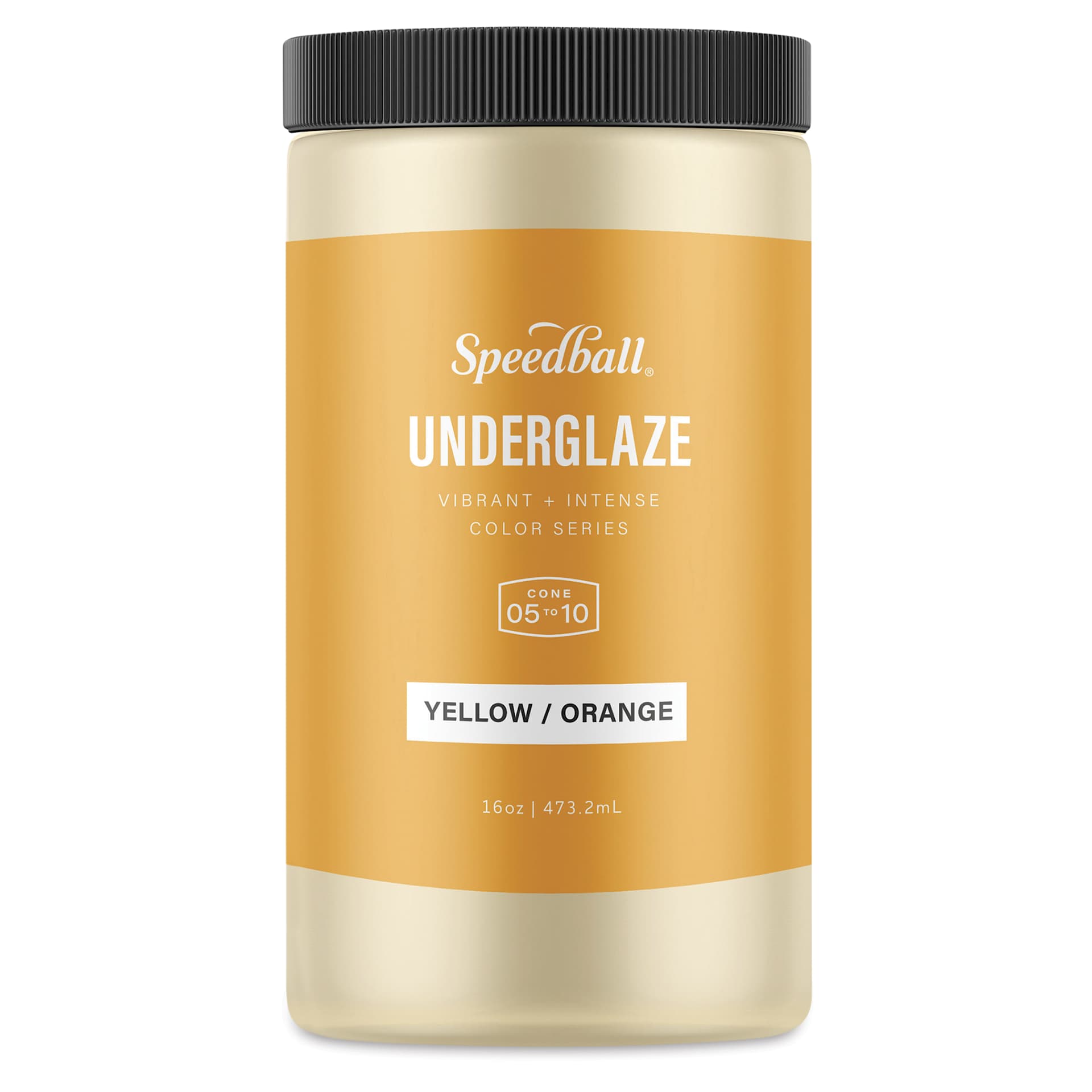 Speedball Ceramic Underglaze - Yellow Orange, Opaque, 16 oz
