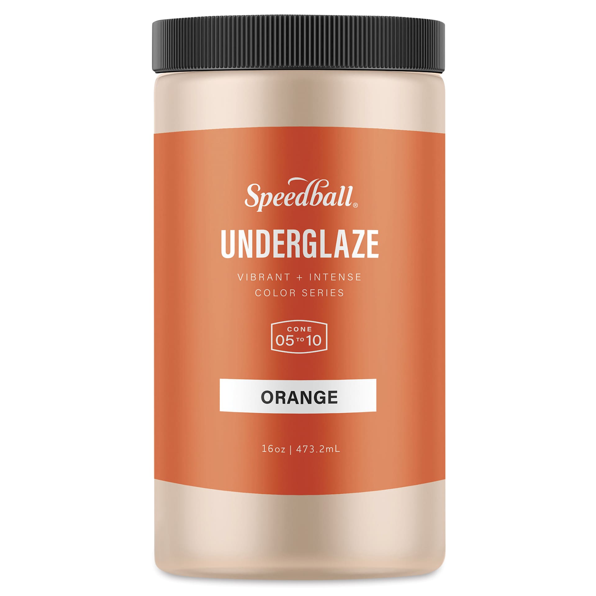Speedball Ceramic Underglaze - Orange, Opaque, 16 oz