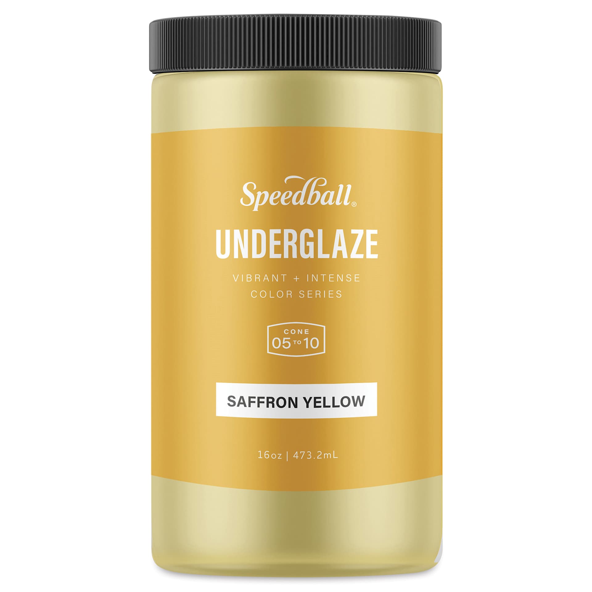 Speedball Ceramic Underglaze - Saffron Yellow, Opaque, 16 oz