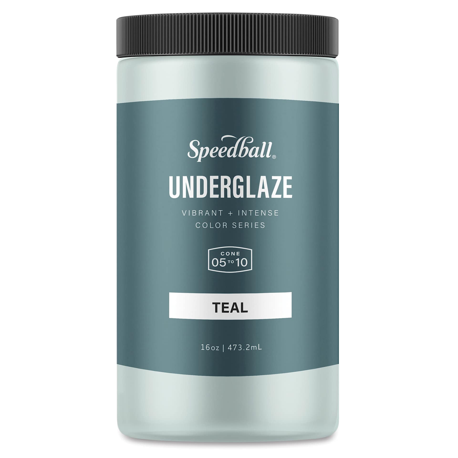 Speedball Ceramic Underglaze - Teal, Opaque, 16 oz
