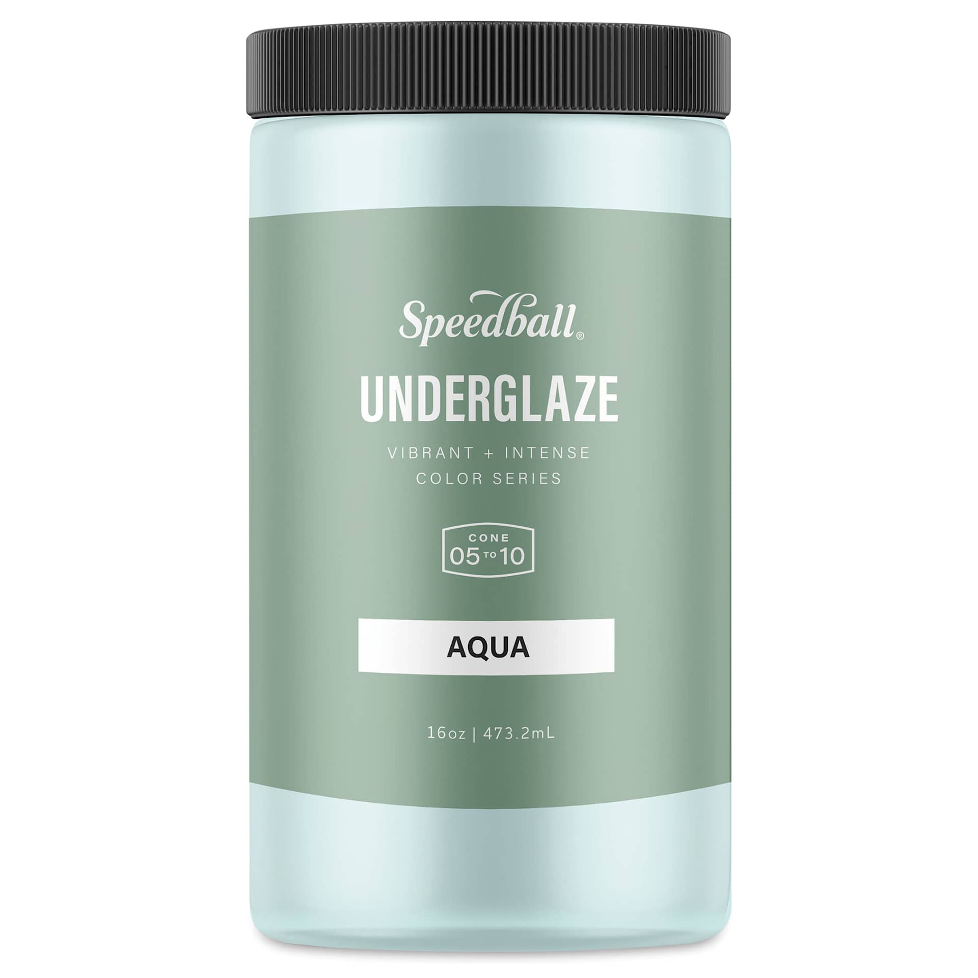 Speedball Ceramic Underglaze - Aqua, Opaque, 16 oz