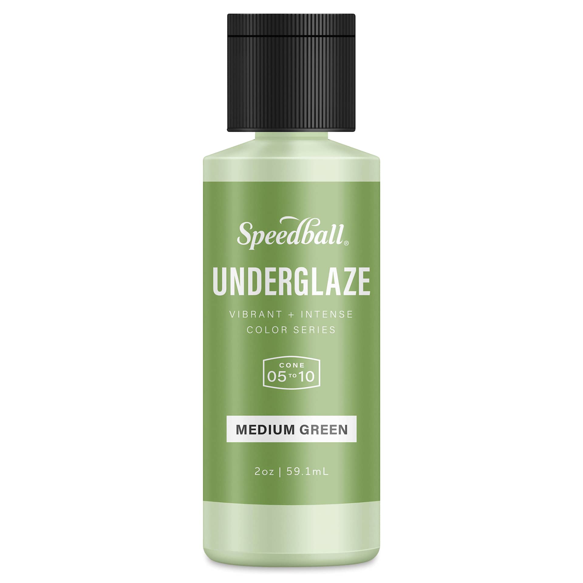 Speedball Ceramic Underglaze - Medium Green, Opaque, 2 oz