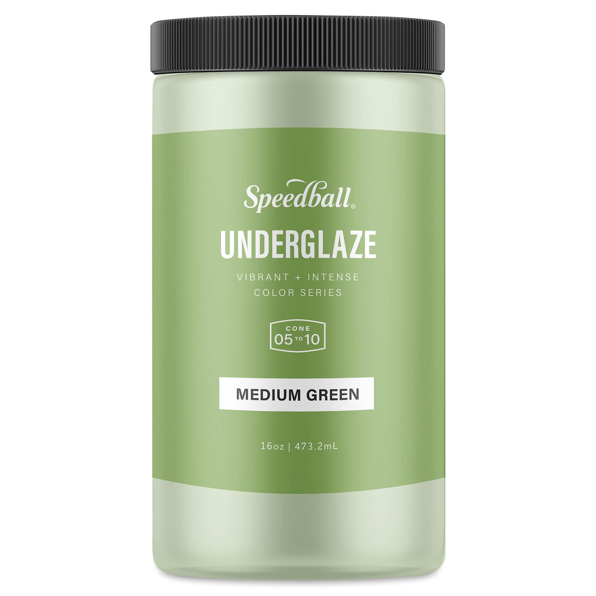 Speedball Ceramic Underglaze - Medium Green, Opaque, 16 oz