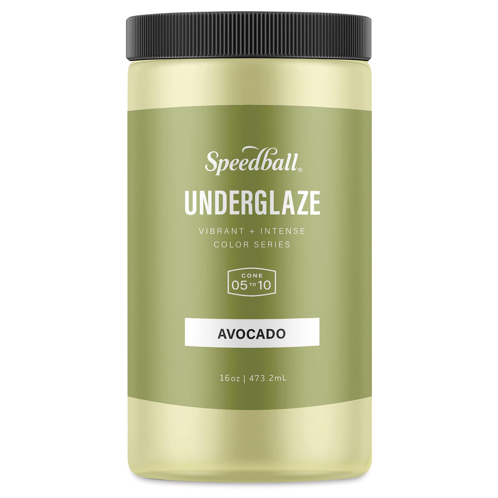Speedball Ceramic Underglaze - Avocado, Opaque, 16 oz