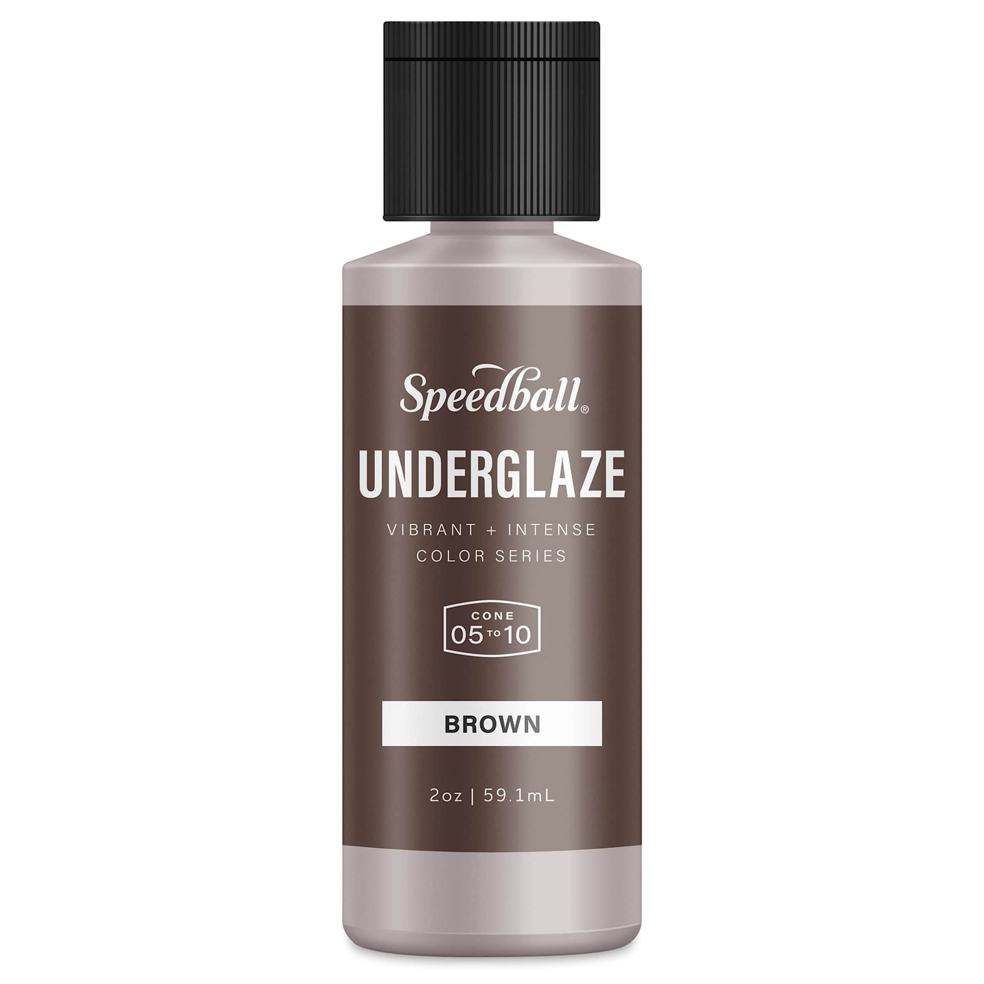 Speedball Ceramic Underglaze - Brown, Opaque, 2 oz