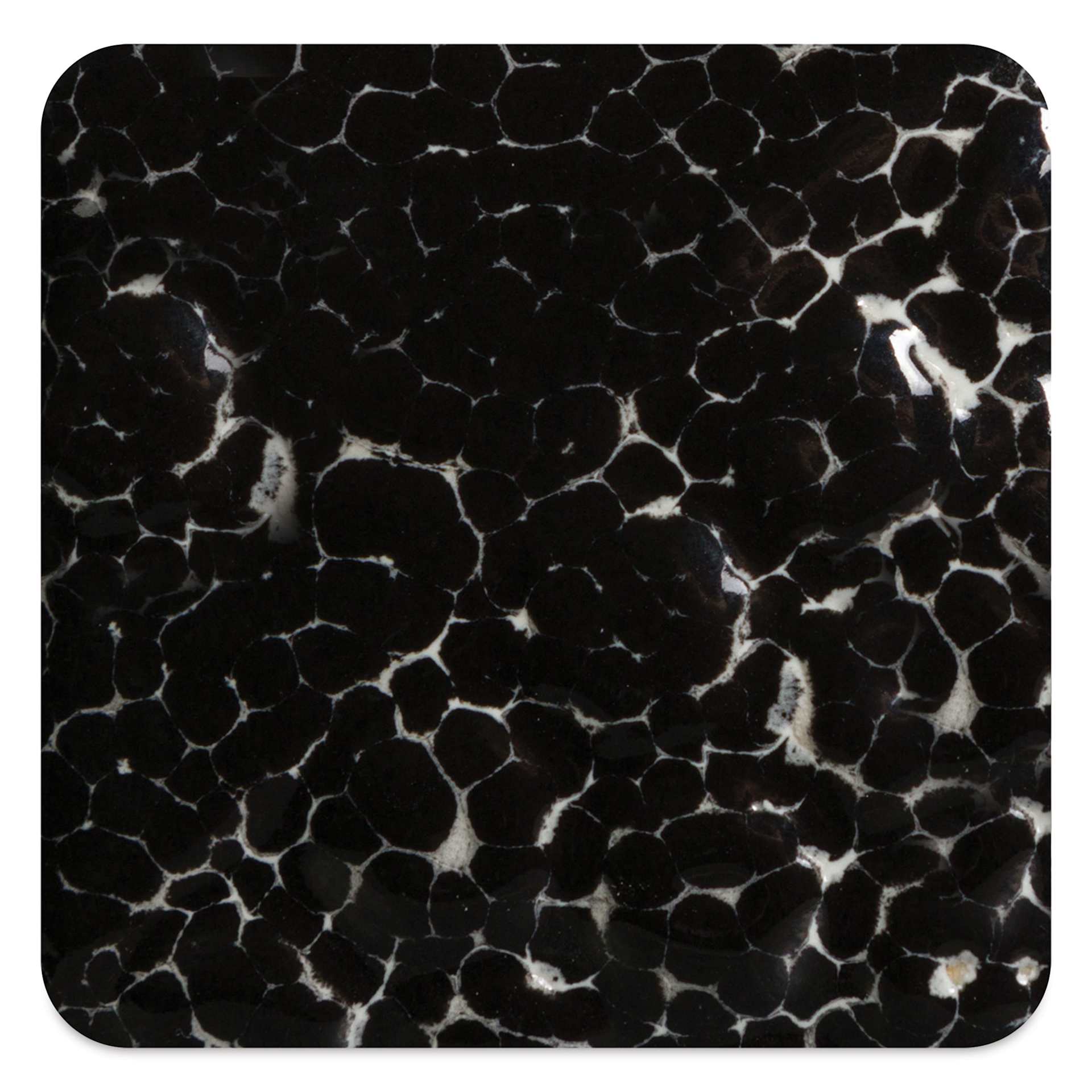 Mayco Cobblestone Glaze - Black fired to cone 6 oxidation