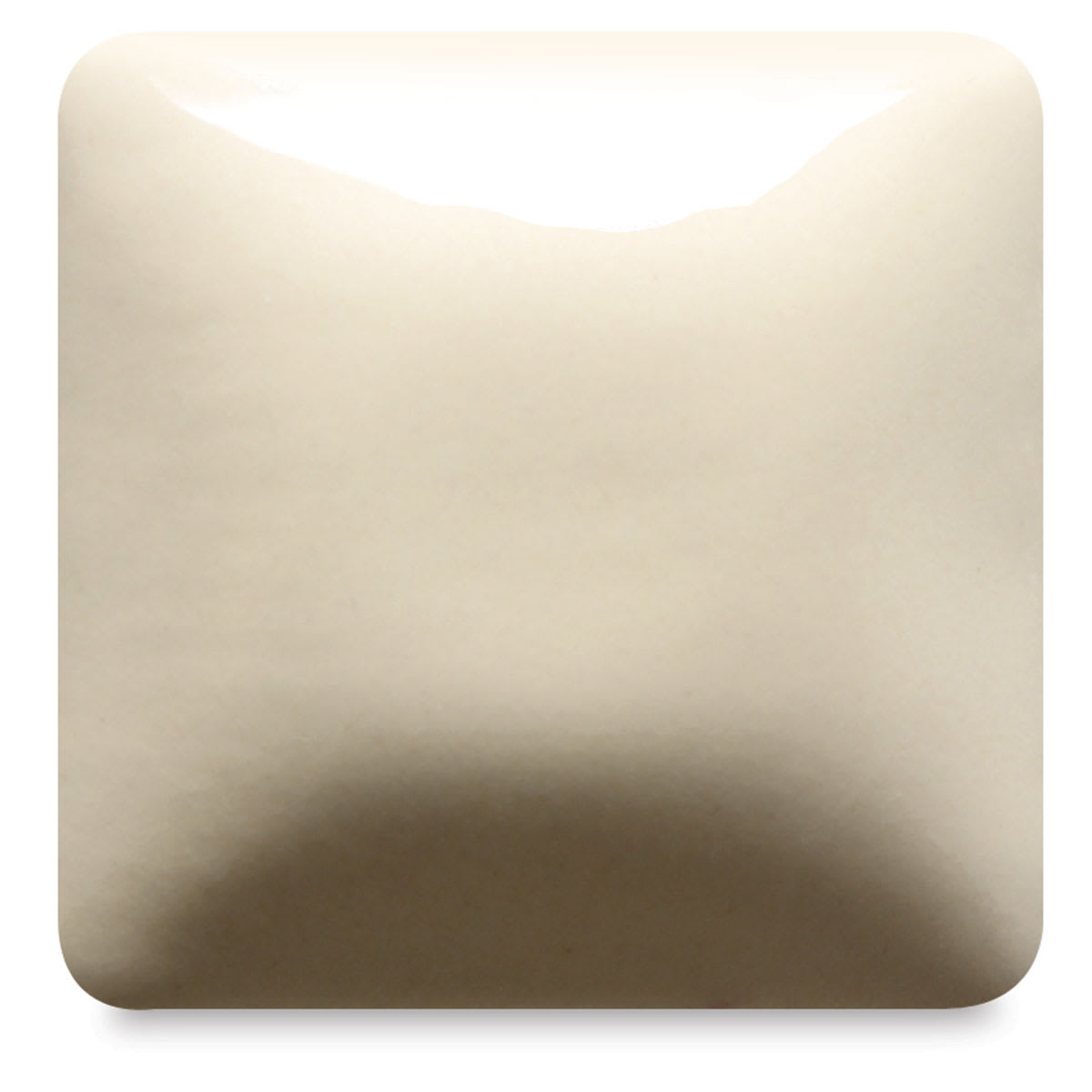 Blick Essentials Gloss Glaze - Pint, Ivory, fired at Cone 06 oxidation