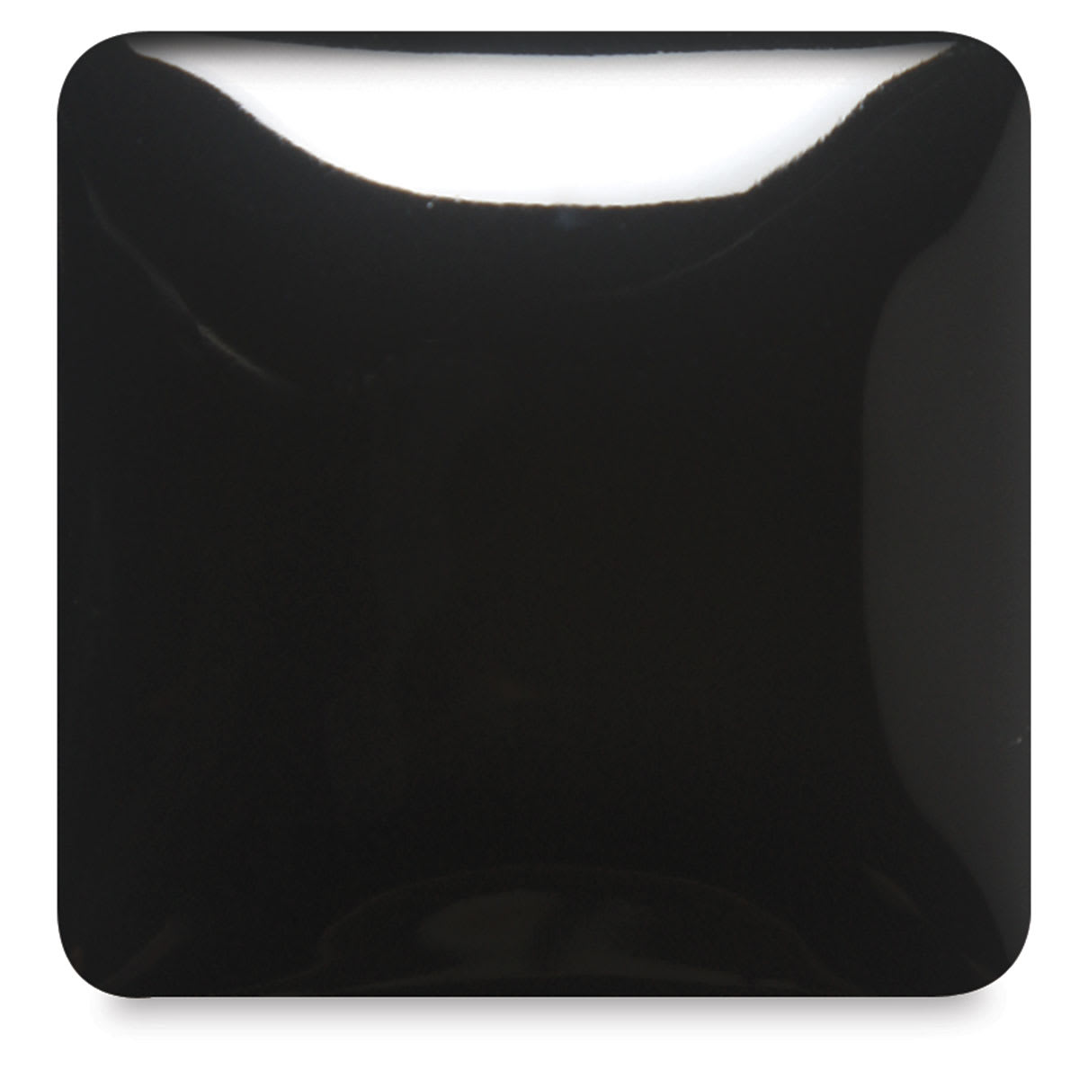 Blick Essentials Gloss Glaze - Black, fired at Cone 06 oxidation