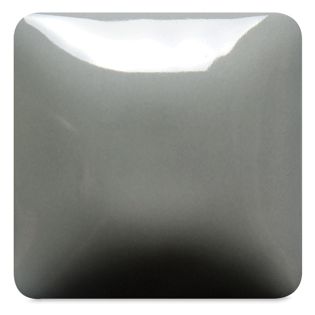 Blick Essentials Gloss Glaze - Pint, Elephant Gray, fired at Cone 06 oxidation