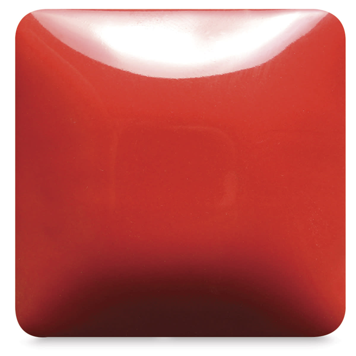 Blick Essentials Gloss Glaze - Pint, Fruit Punch, fired at Cone 06 oxidation
