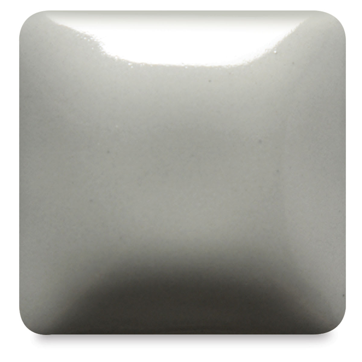 Blick Essentials Gloss Glaze - Pint, Dove Gray, fired at Cone 06 oxidation