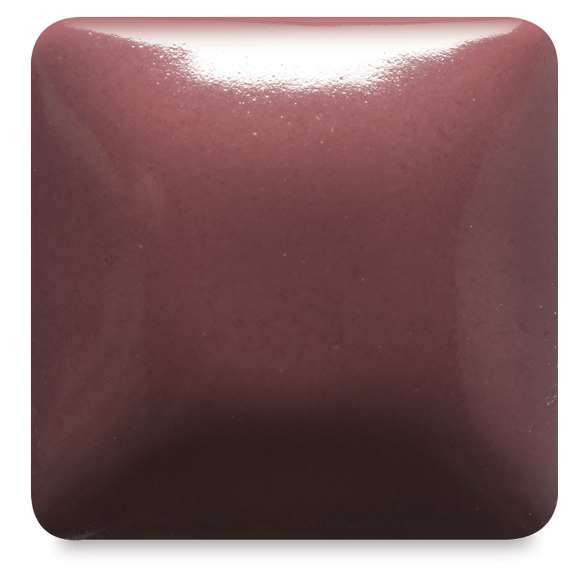 Blick Essentials Gloss Glaze - Pint, Raspberry, fired at Cone 06 oxidation