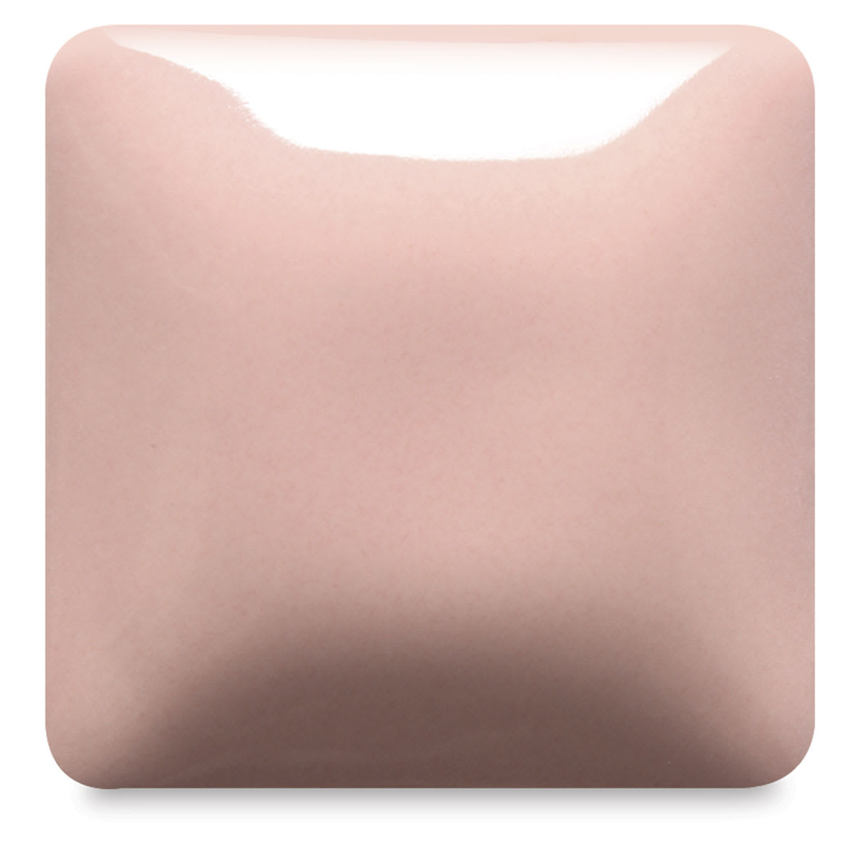 Blick Essentials Gloss Glaze - Blush, fired at Cone 06 oxidation
