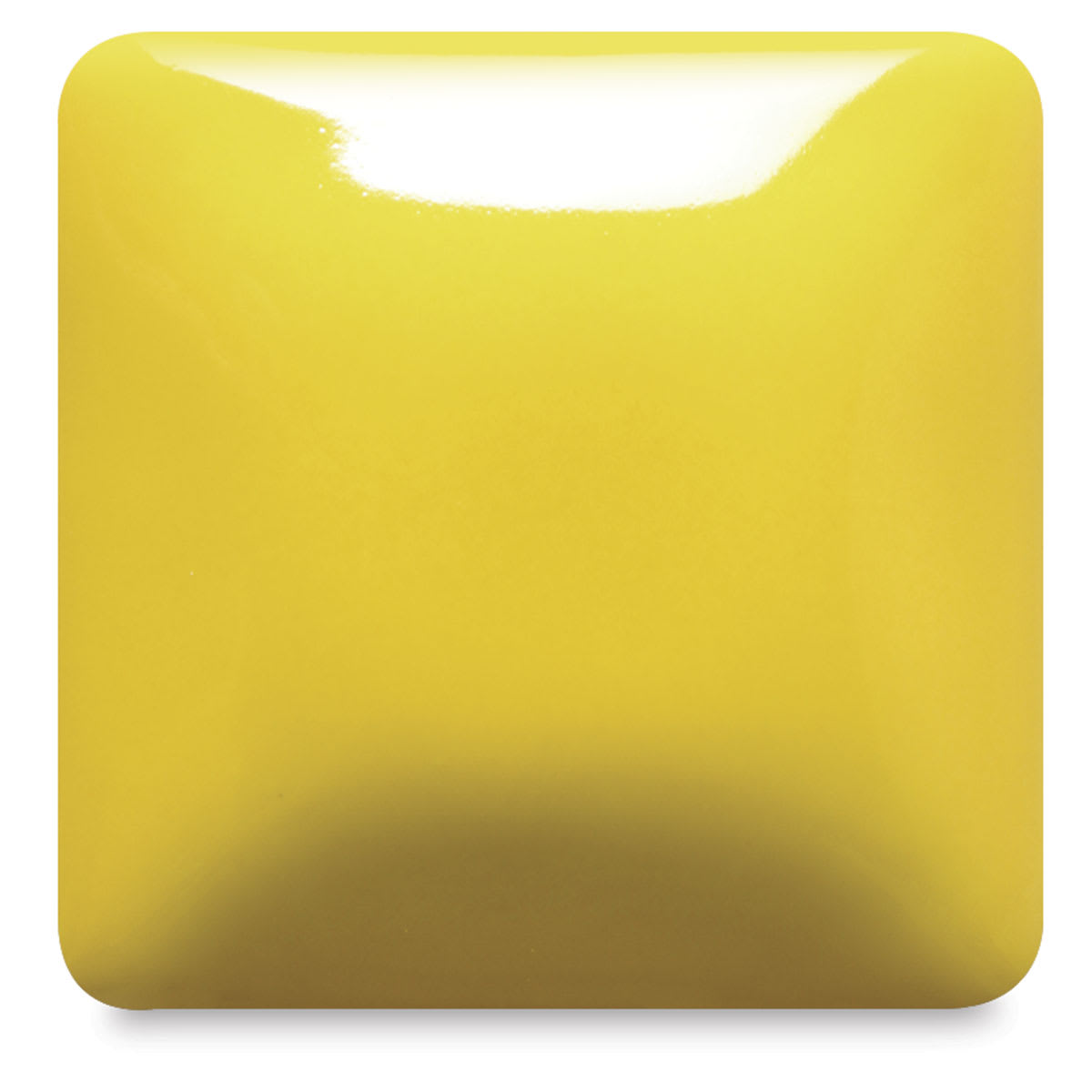 Blick Essentials Gloss Glaze - Pint, Lemon, fired at Cone 06 oxidation