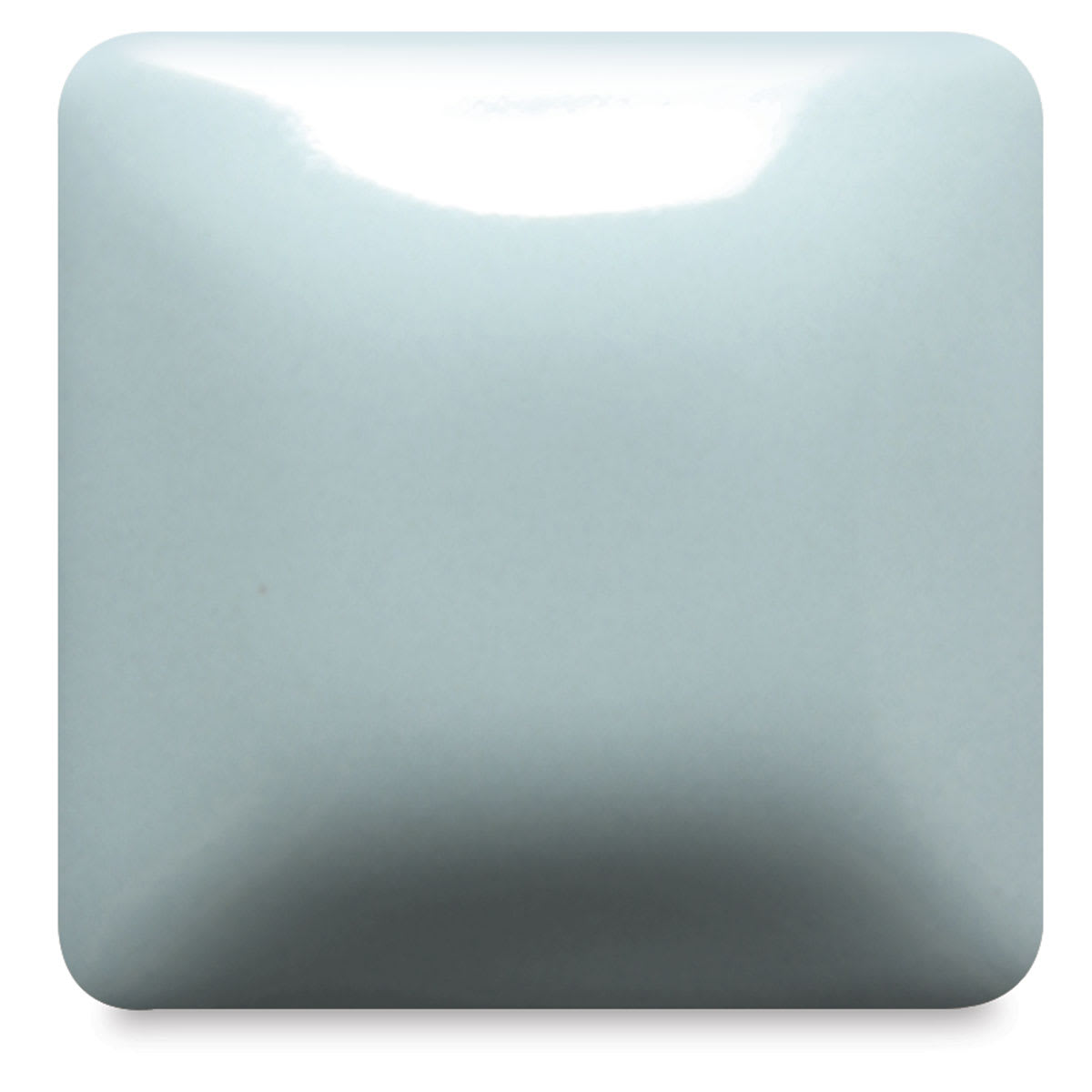 Blick Essentials Gloss Glaze - Pint, Sky Blue, fired at Cone 06 oxidation