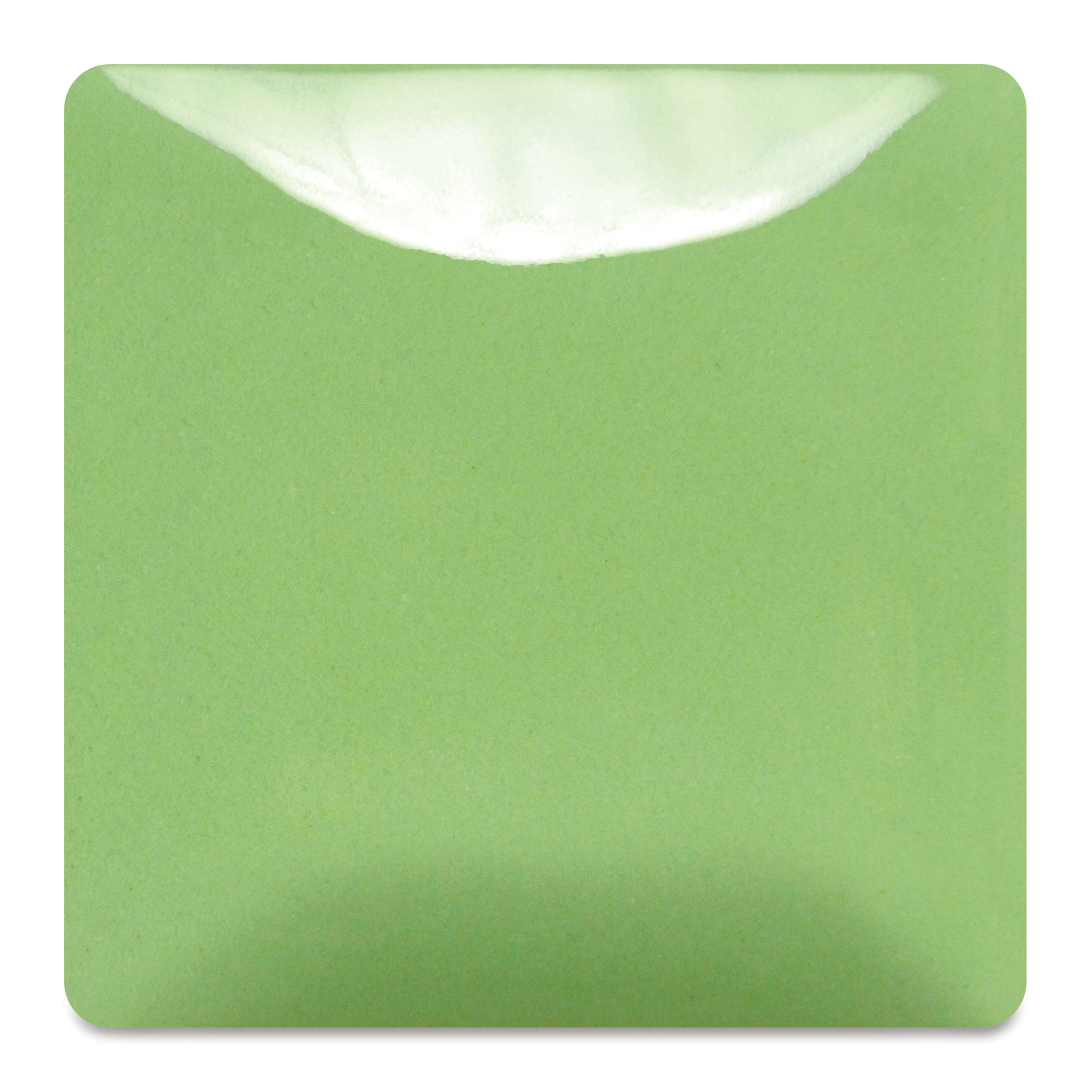 Blick Essentials Gloss Glaze - Matcha, fired at Cone 06 oxidation