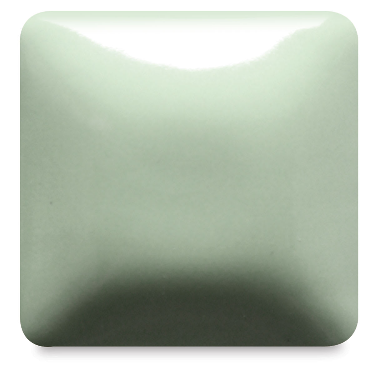 Blick Essentials Gloss Glaze - Pint, Seafoam, fired at Cone 06 oxidation